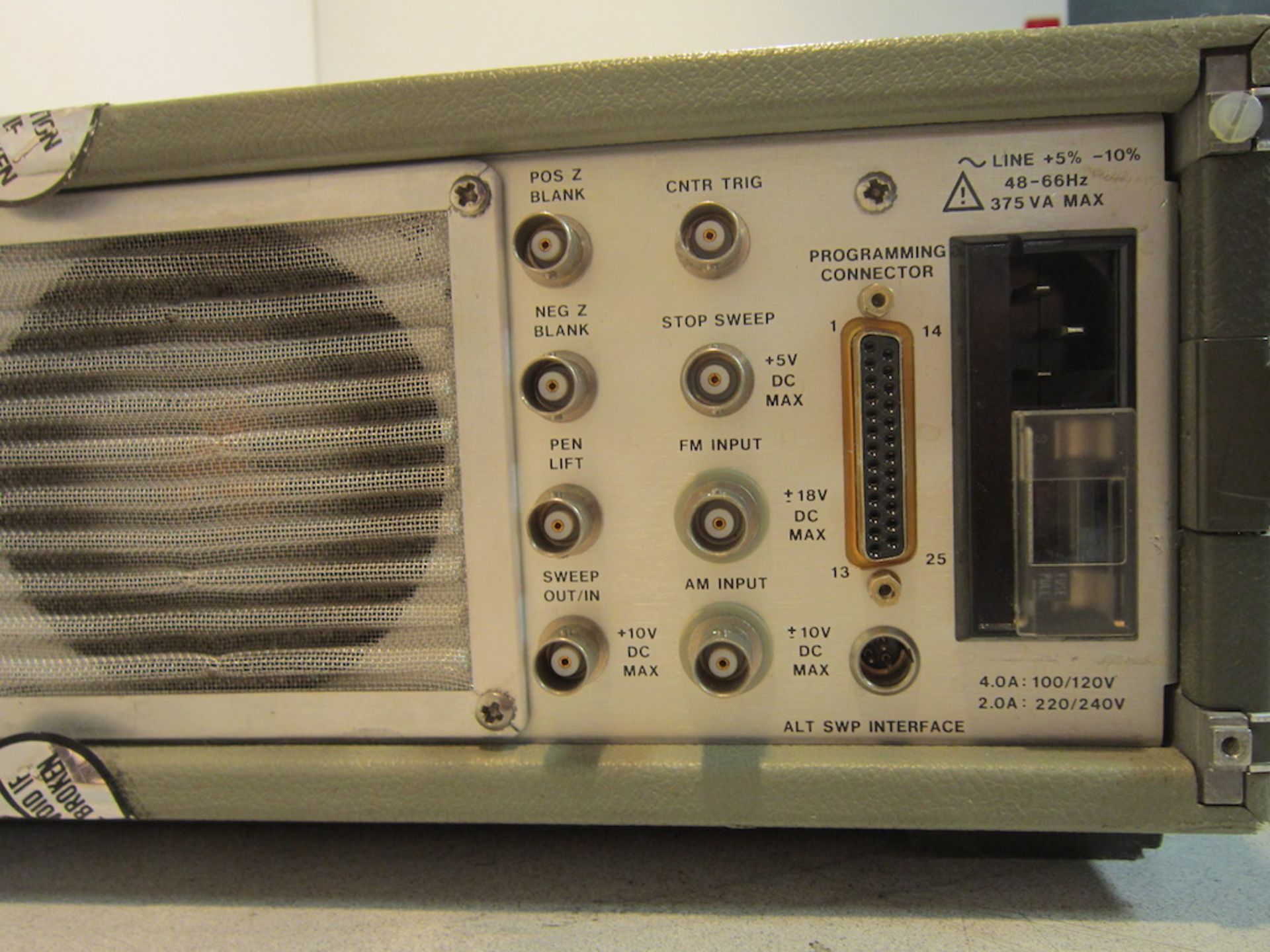 Sweep Oscillator And 83522A Rf Plug In - Image 4 of 4