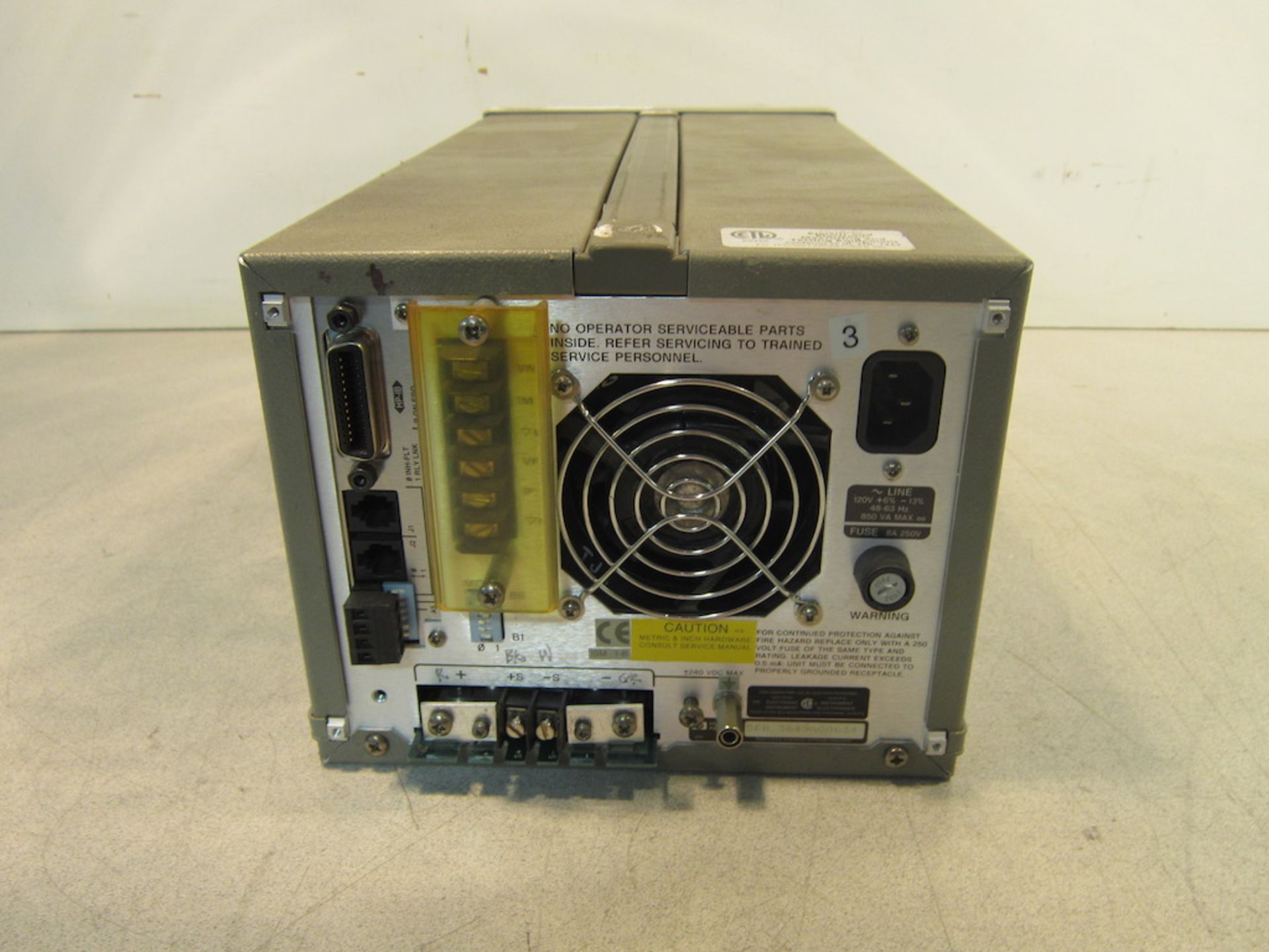 Lot Of 2 Hp 6033A System Power Supply both power on - Image 5 of 5