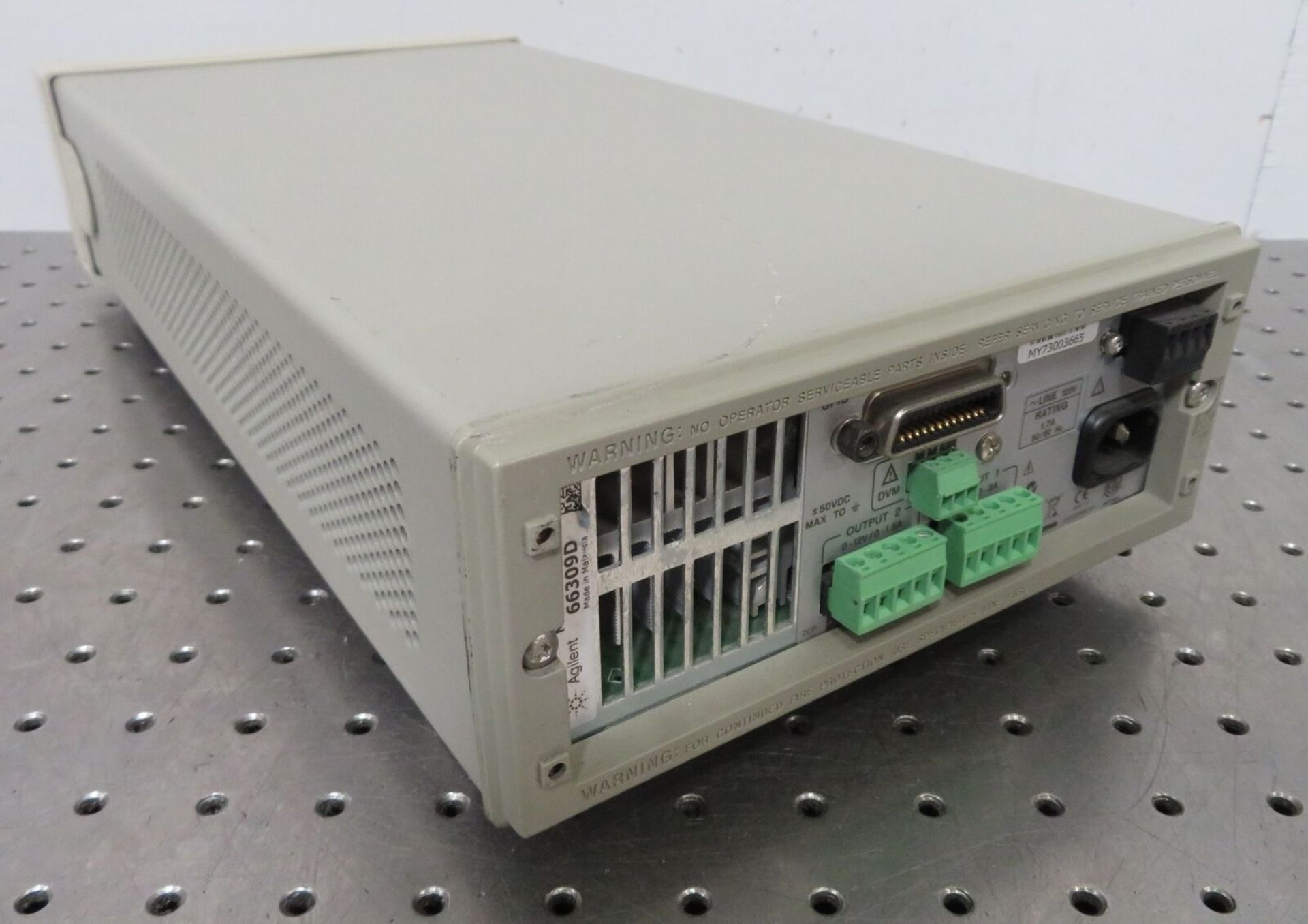 Agilent 66309D Mobile Communications Dual DC Source 0-15V/3A, 0-12V/1.5A - Gilroy - Image 5 of 6