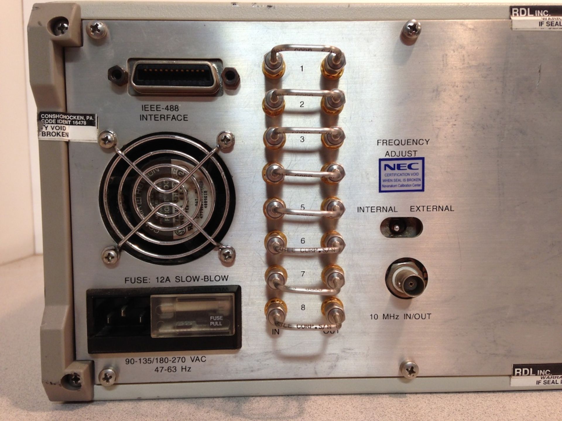 Rdl 801D-03A Inter Modulation Distortion Simulator - Image 3 of 4