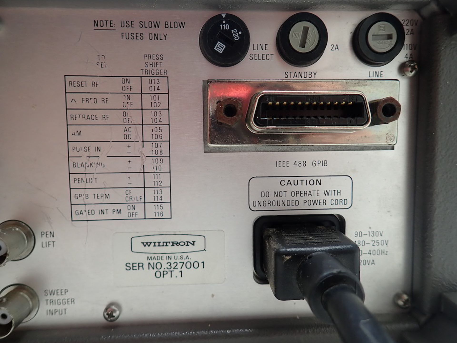 Wiltron Swept Frequency Synthesizer, Model 6737B-20, 2-20Ghz - Image 4 of 6