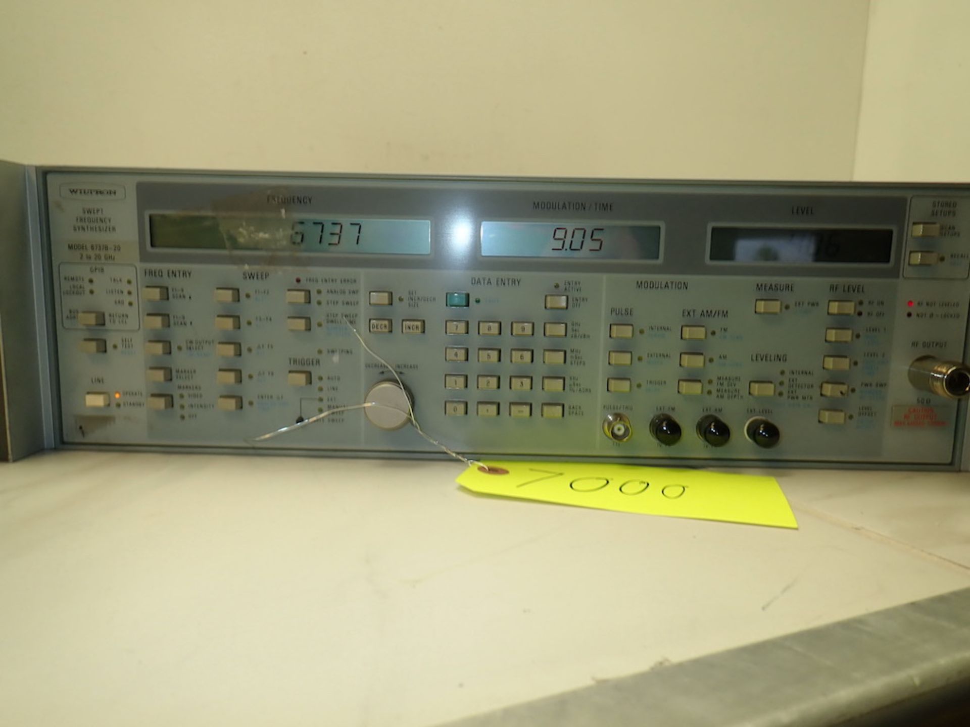 Wiltron Swept Frequency Synthesizer, Model 6737B-20, 2-20Ghz - Image 2 of 6