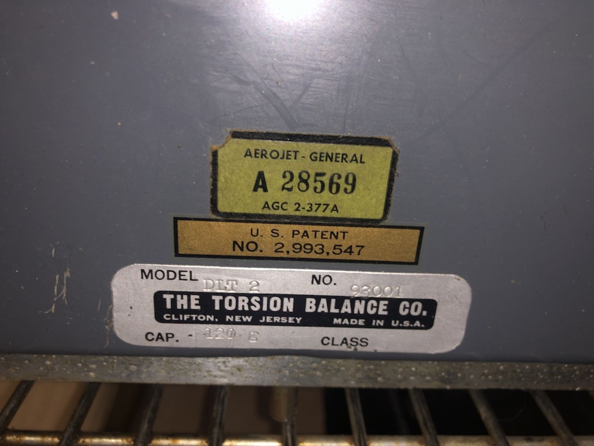 THE TORISON BALANCE CO. DLT2 BALANCE - Image 7 of 7