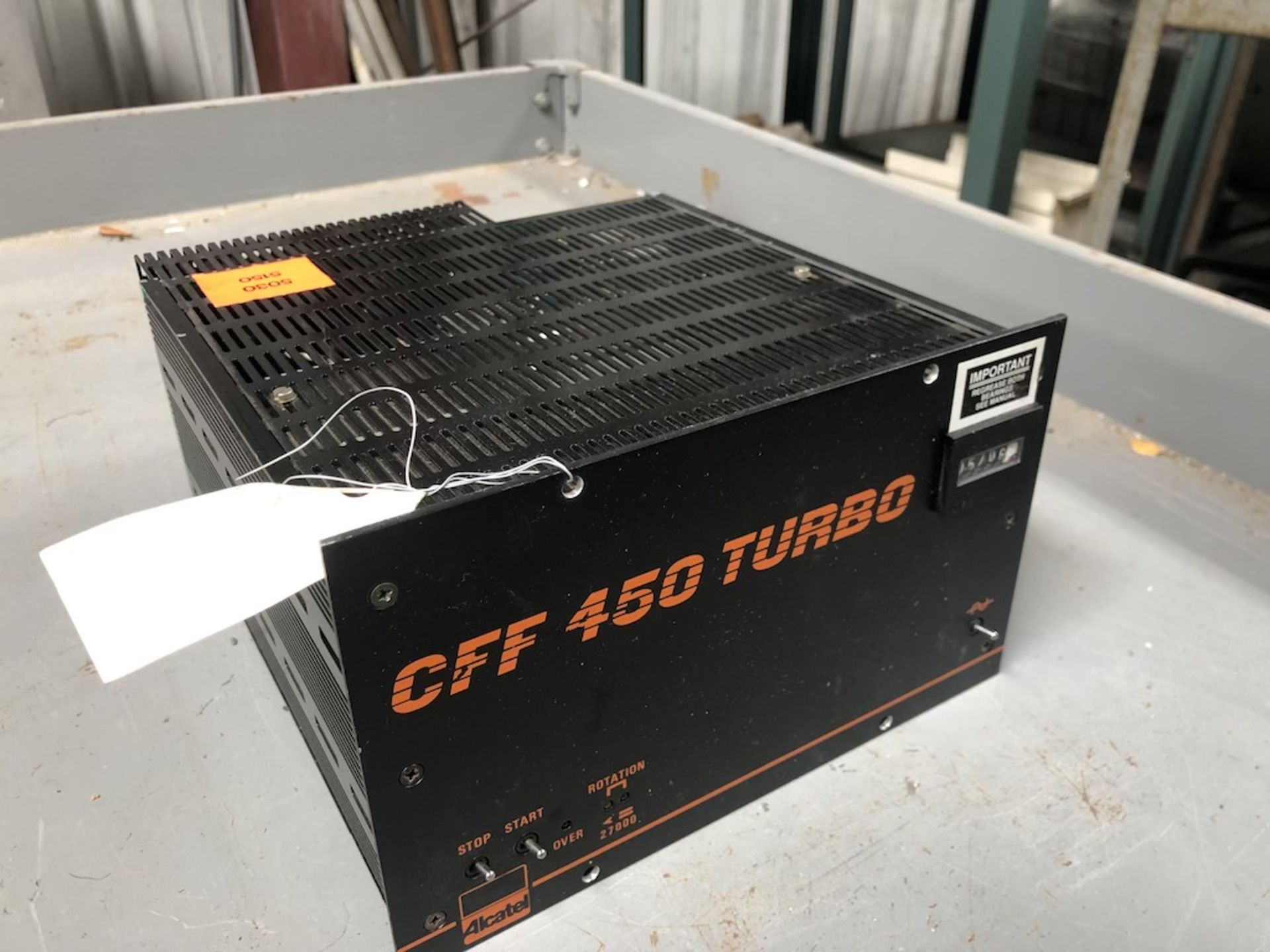 ALCATEL CFF 450 TURBO TURBO MOLECULAR PUMP CONTROLLER 5861 - Image 4 of 7