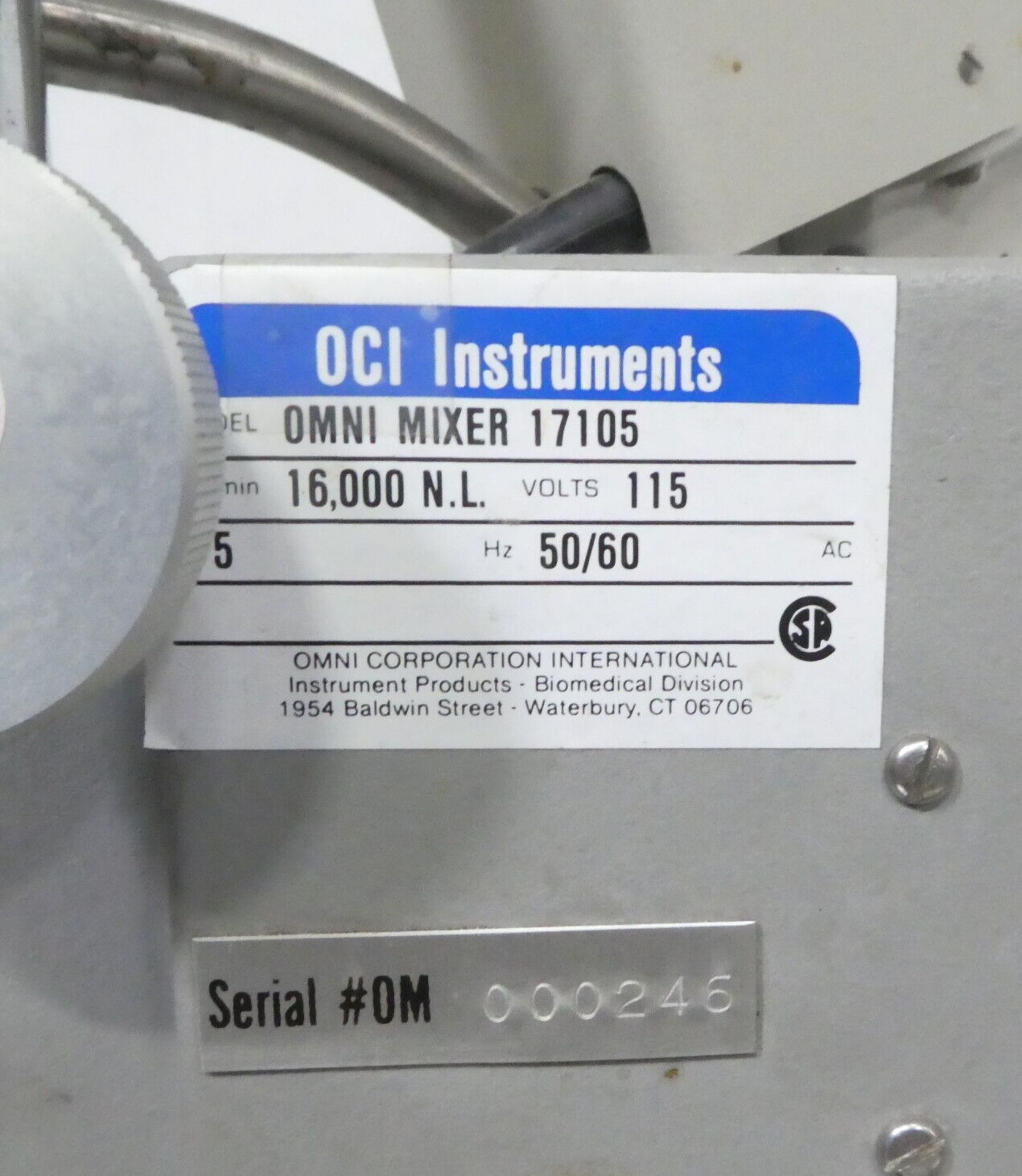 OCI Omni 17105 Mixer Homogenizer & Caframo RZR1 Stirrer Set - Image 7 of 9