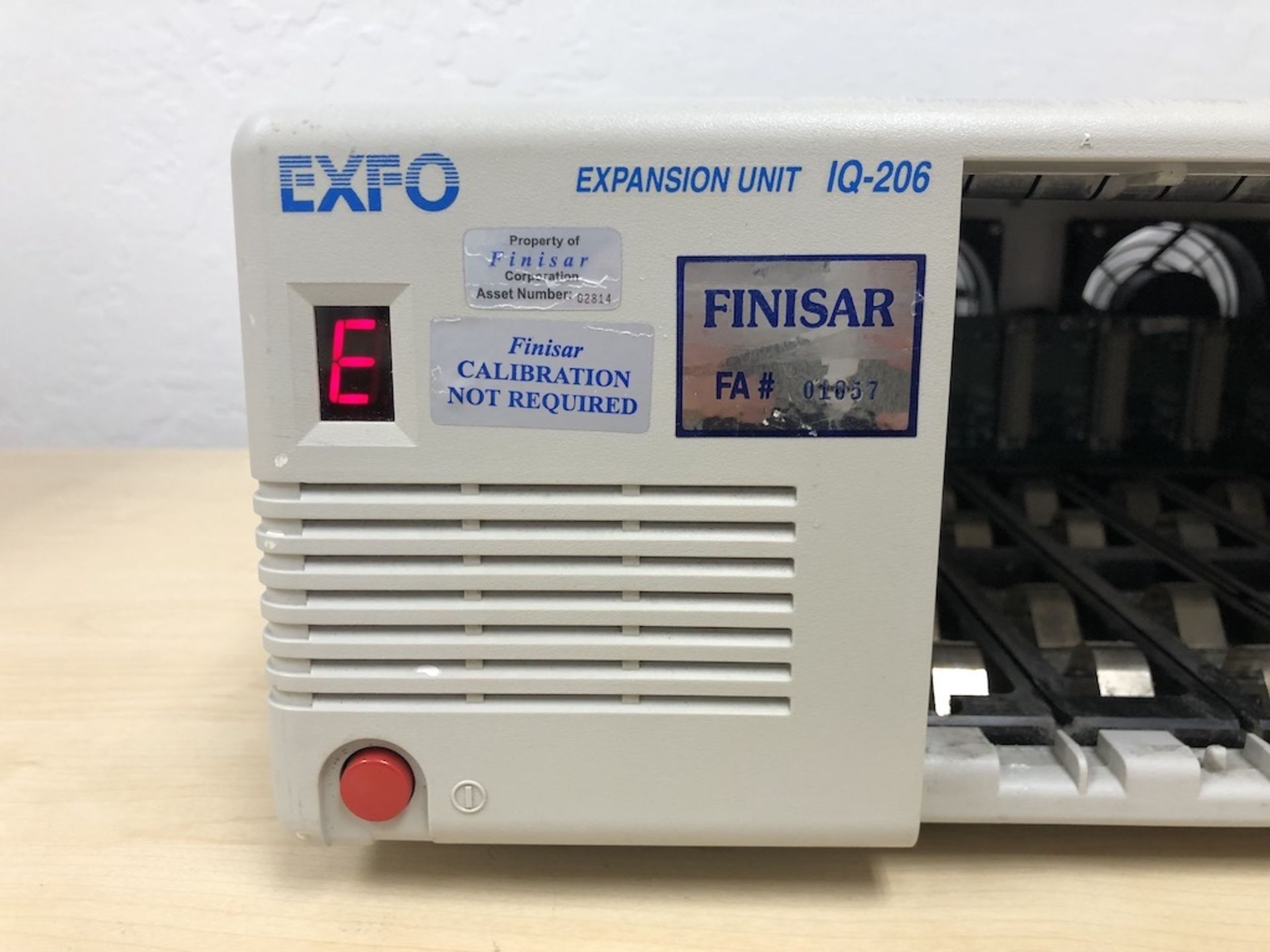 EXFO IQ-206 EXPANSION UNIT SR# 100776-30 Ê 1218 ALDERWOOD AVE. SUNNYVALE, CA Ê94089 - Image 2 of 8