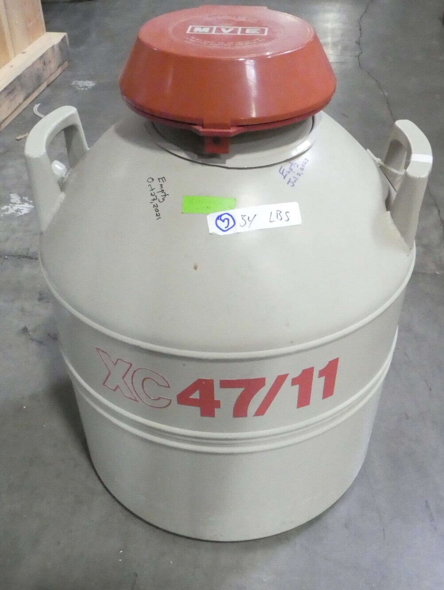 MVE XC-47/11 Cryogenic Nitrogen Tank