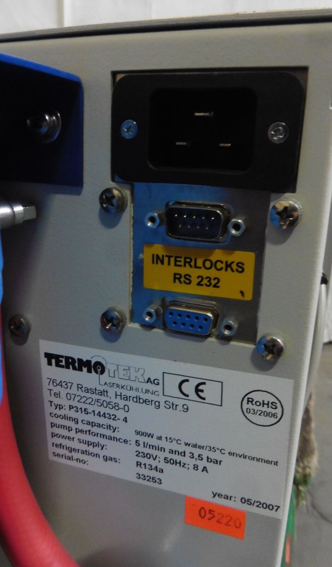 Thermotek AG P315-14432-4 Recirculating Chiller - Image 10 of 12