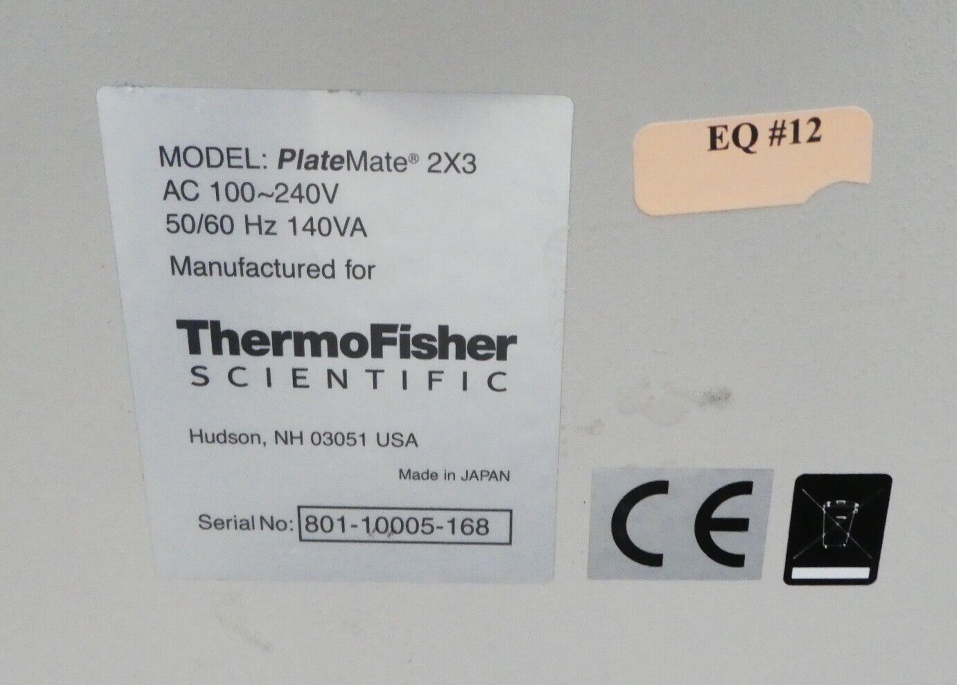 Thermo Fisher Scientific PlateMate 2X3 Liquid Handler w/ Controller - Image 11 of 11