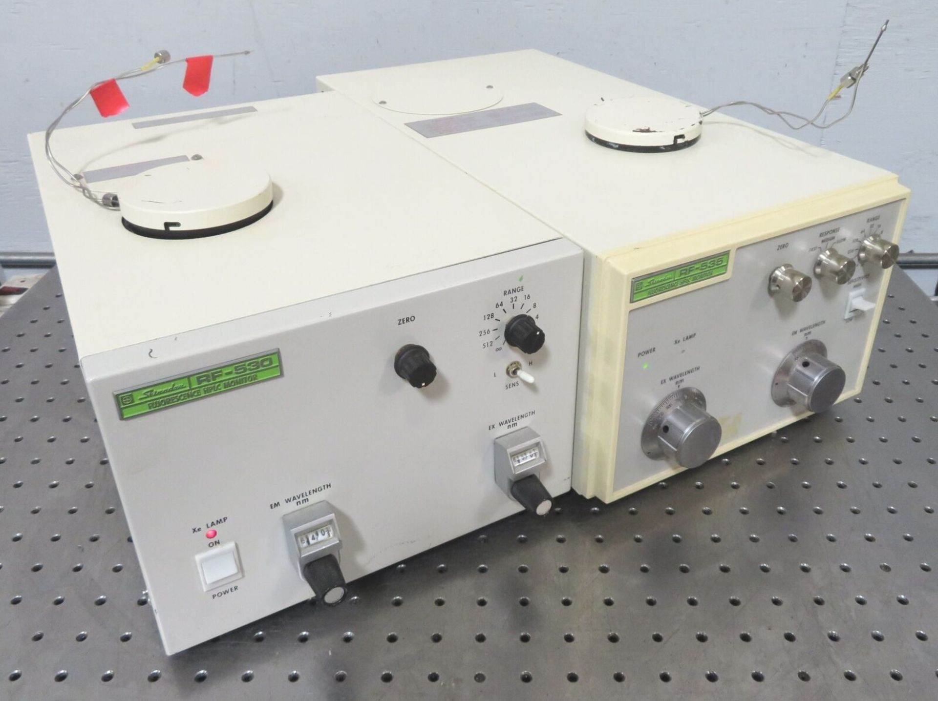 Lot 2 Shimadzu Fluorescence HPLC Monitor (RF-530, RF-535)