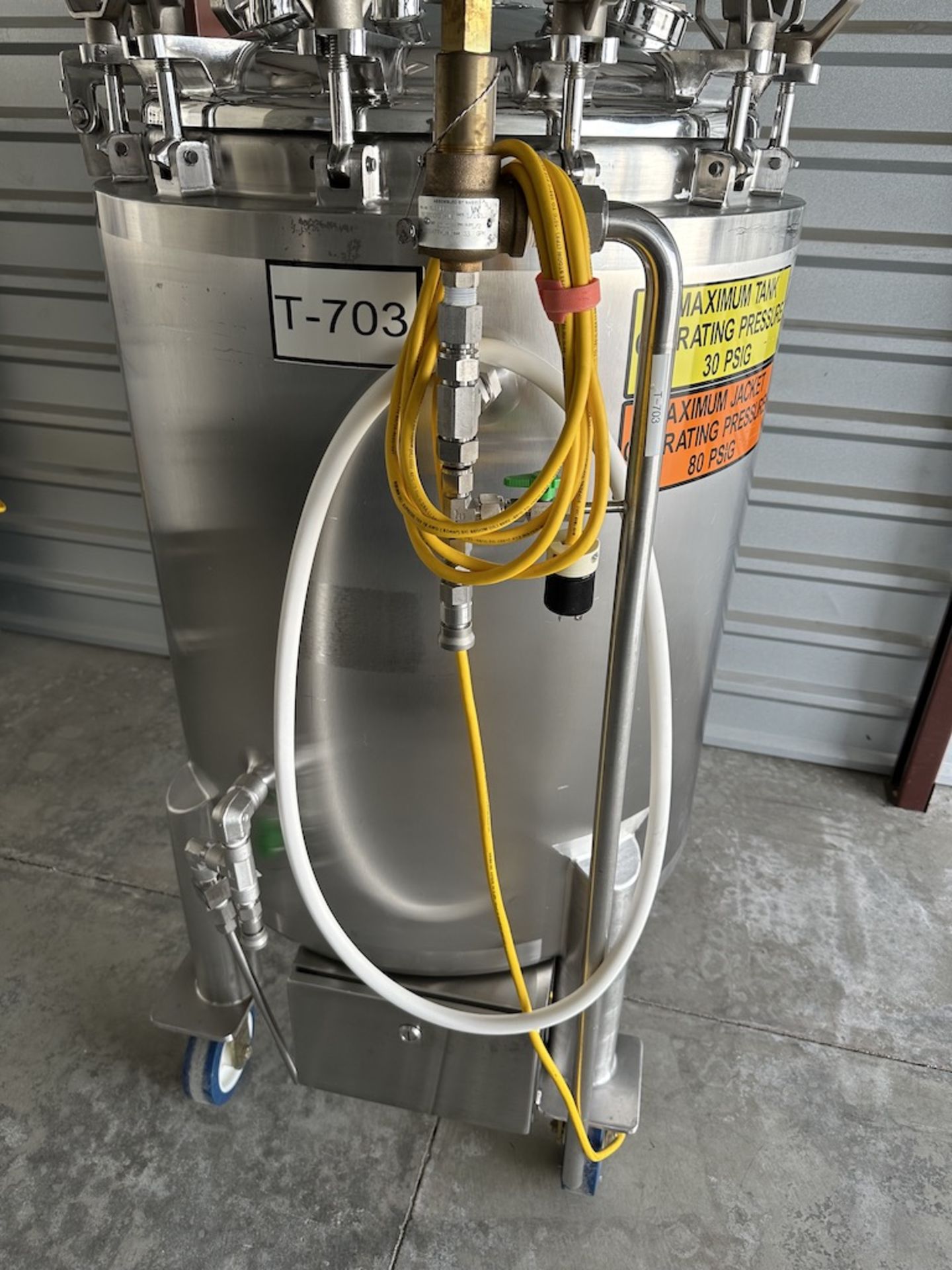 DCI 200 Liter Portable Stainless Steel Processing Tank with Allen-Bradley Controller - Image 5 of 10