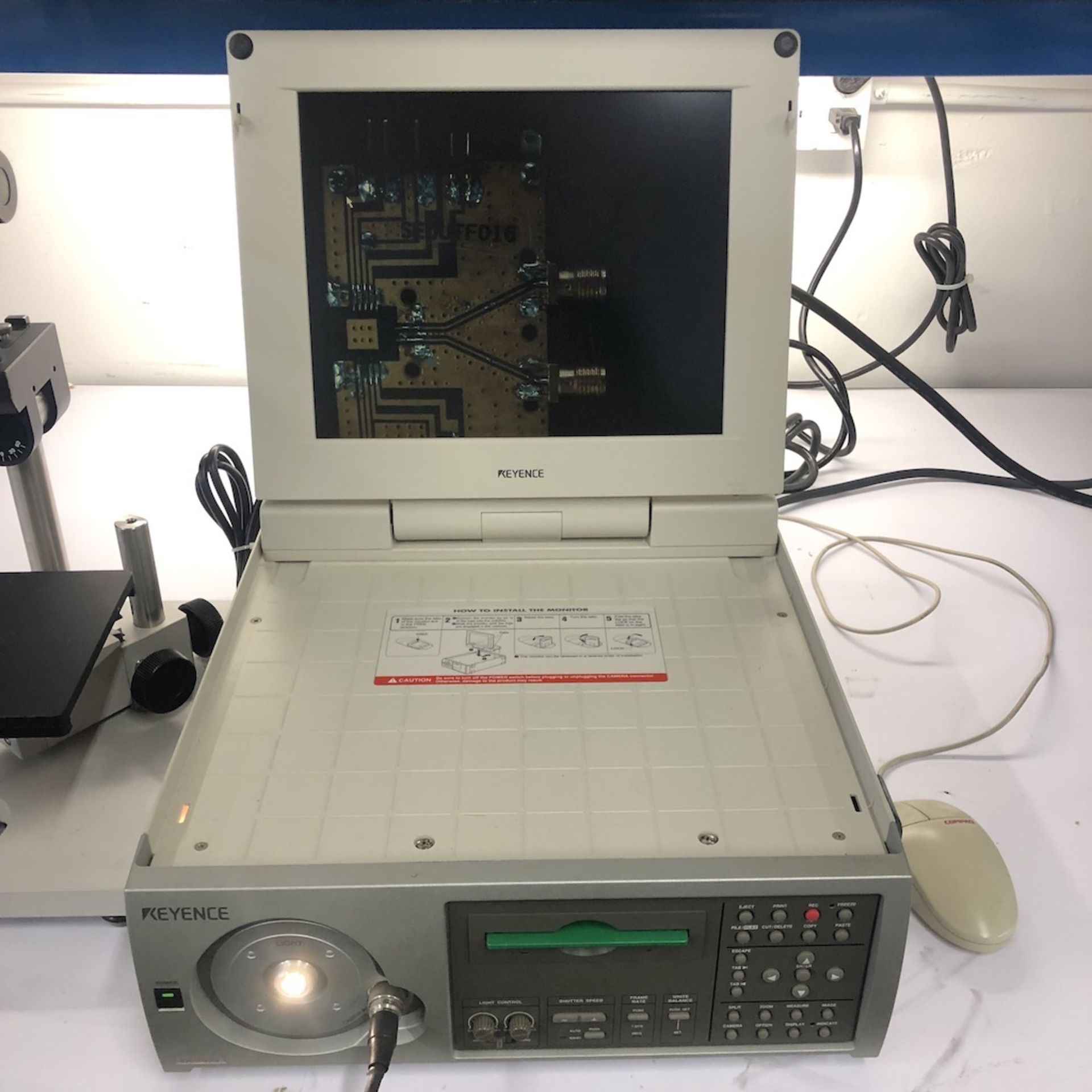 KEYENCE VH-7000 DIGITAL MICROSCOPE w/ DELL PRECISION M4300 ( PASSWORDS INCLUDED ) LITTLE CIRCUIT - Image 2 of 28