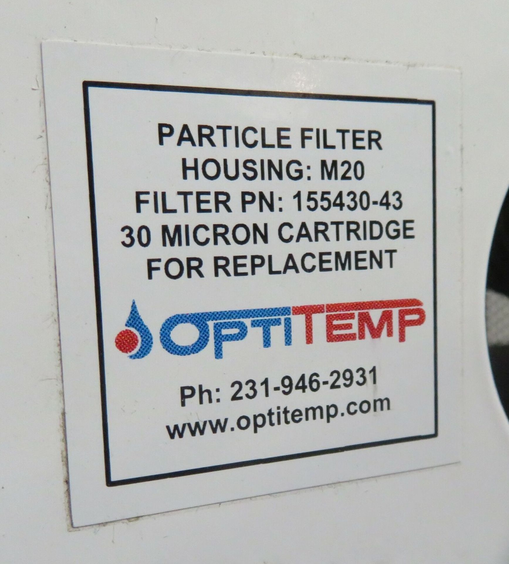 Opti Temp OTC-5.0AL Refrigerated Recirculating Chiller (460VAC/3Ph/60Hz) - Image 6 of 9