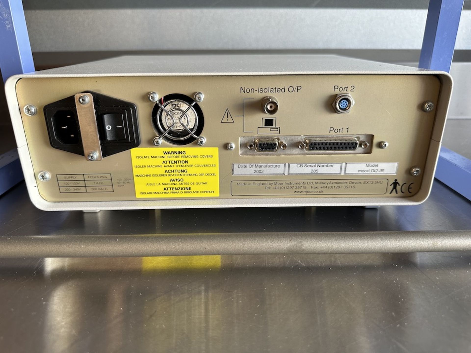 Moor Instruments moorLDI Laser Doppler Imager Control and IR Emission model moorLDI2-IR s/n 5284 - Image 5 of 5