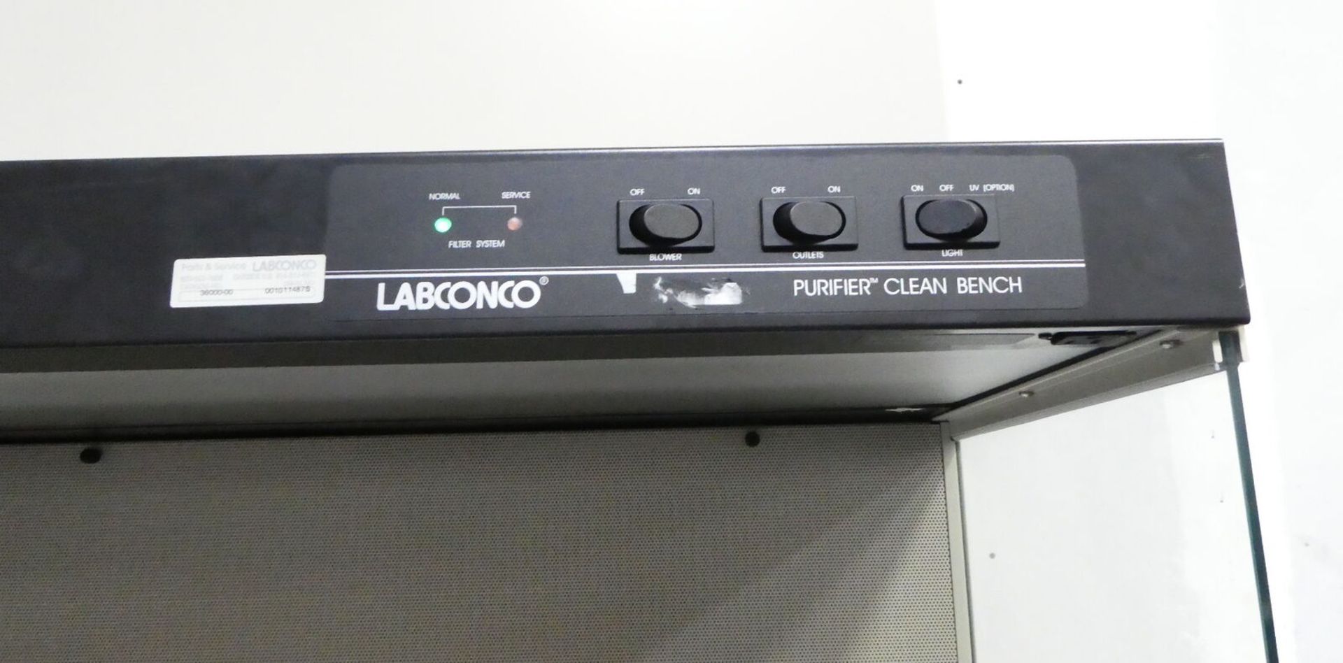 Labconco Purifier Lab Clean Bench 36000-00 - Image 4 of 7