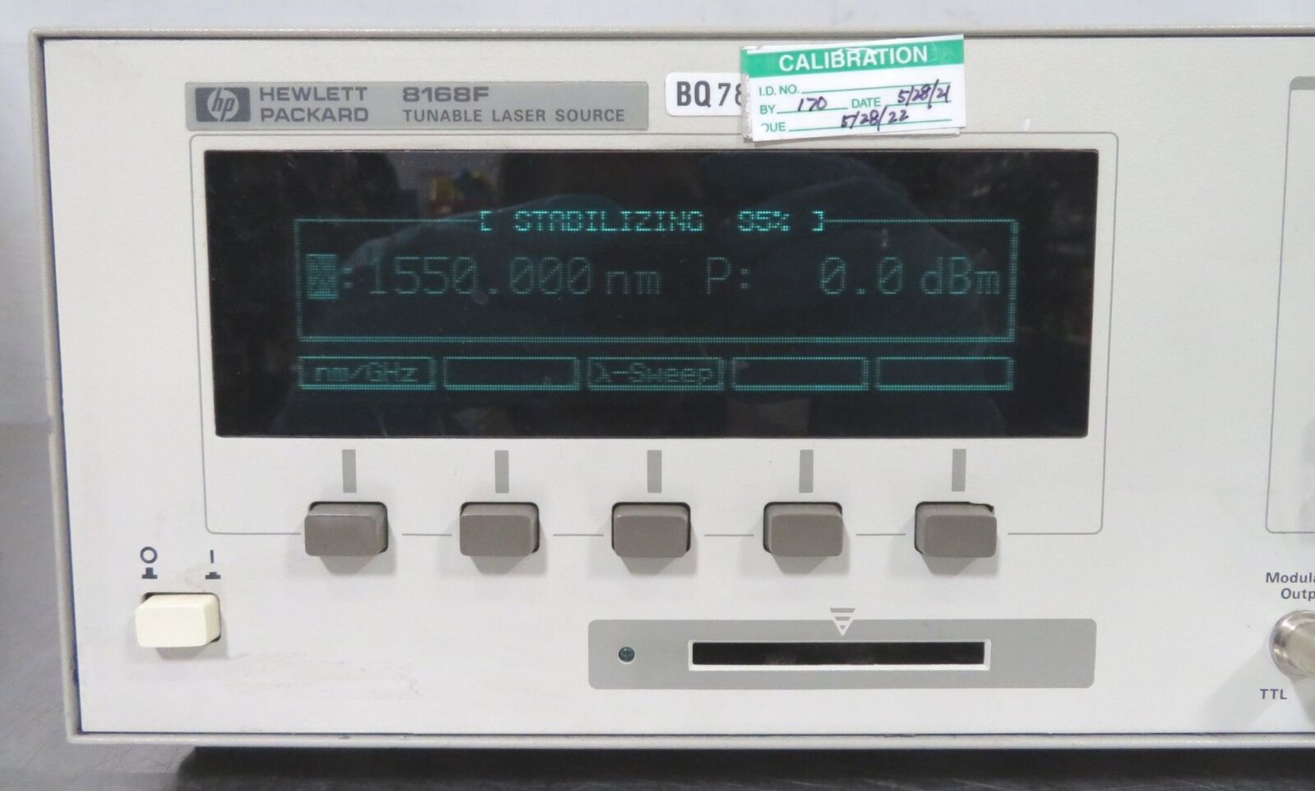 HP 8168F Tunable Laser Source (Option 503) - Gilroy - Image 13 of 15