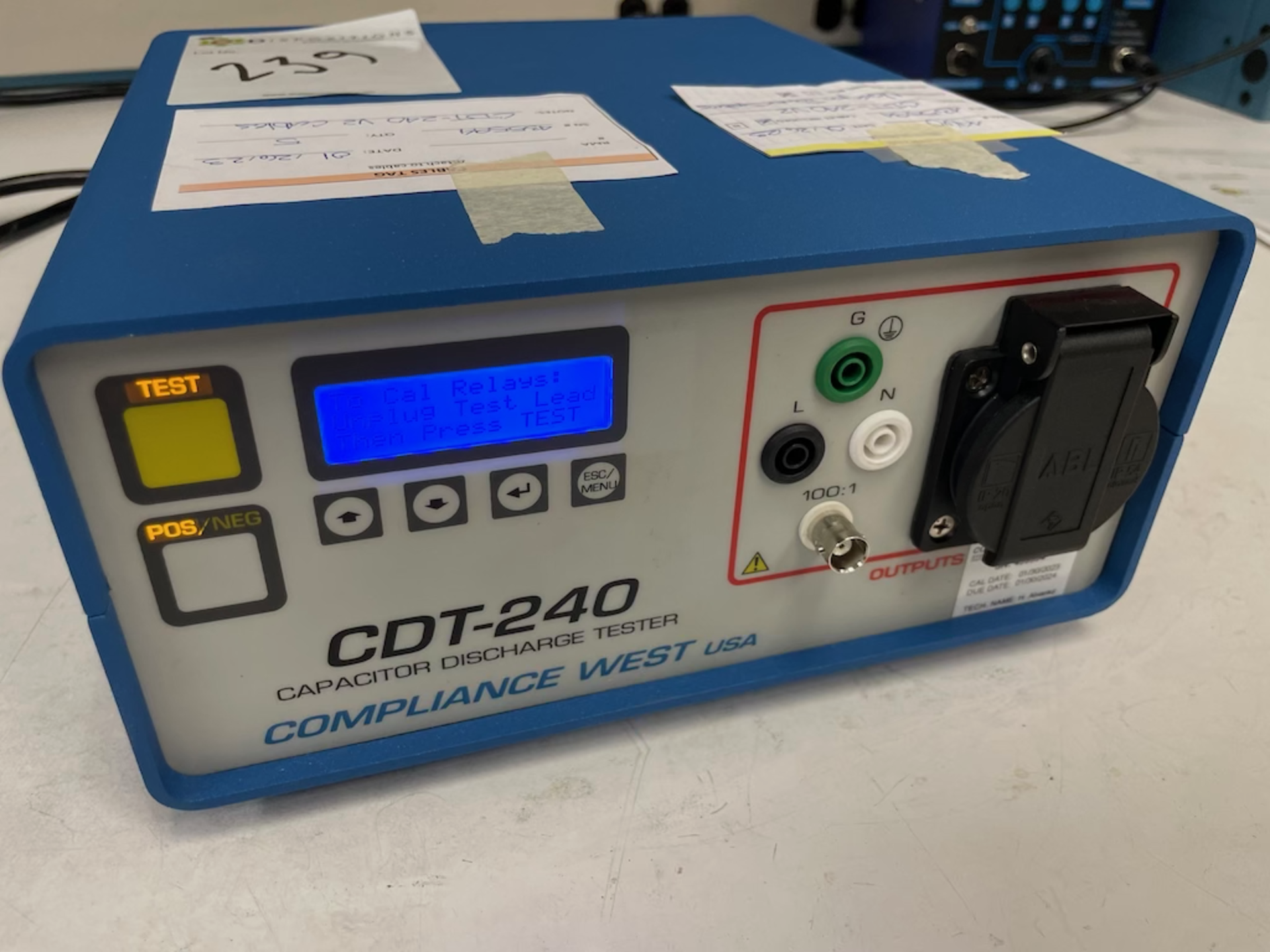 Compliance West CDT-240 Capacitor Discharge Tester SN/ 435594 - Located in Santa Clara, CA