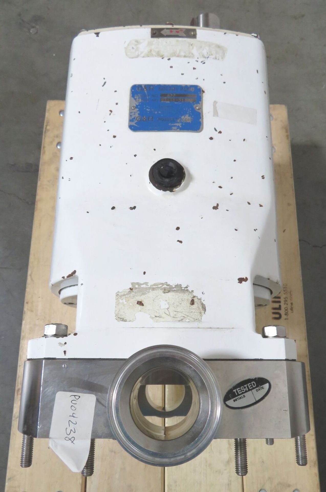 G&H Products 622 Rotary Lobe Pump Head (1-7/8"ID, 3"OD Sanitary Flanges) - Gilroy - Image 6 of 9