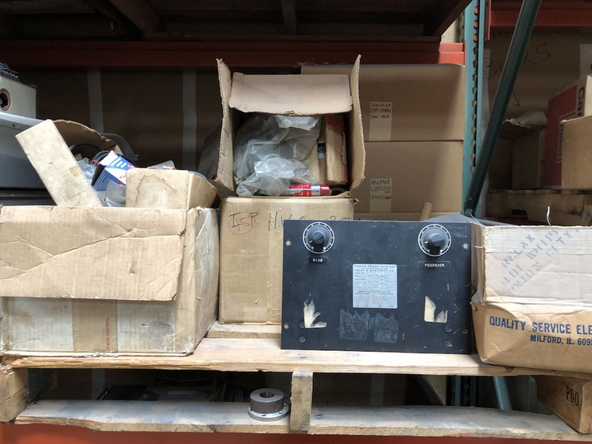 CONTENTS ON PALLET: LEEDS AND NORTHUP CO. MODEL: 1200-2.2-11A, GENERAL ELECTRIC PANEL INSTRUM - Image 9 of 9