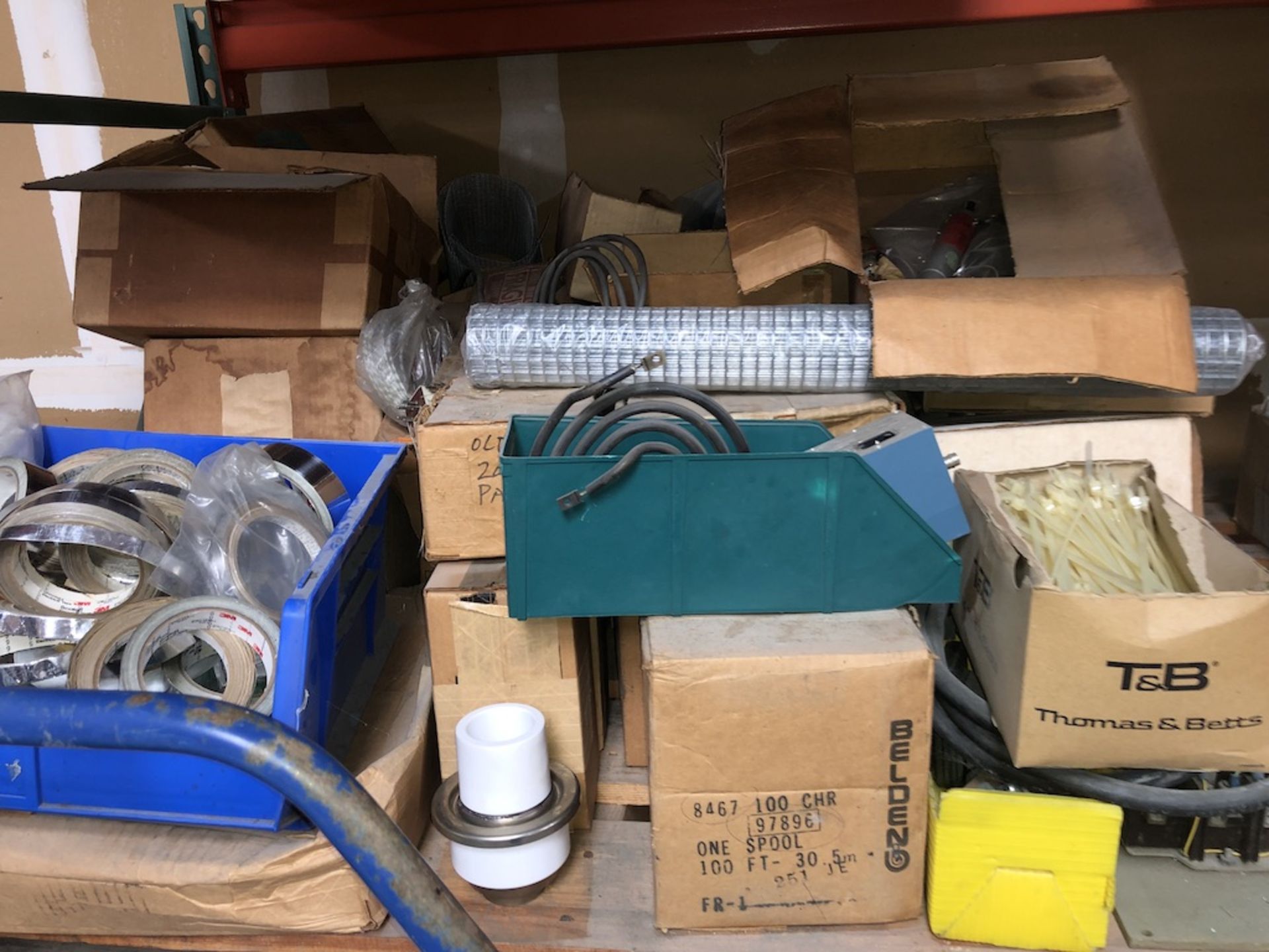 CONTENTS ON PALLET: ELECTRICAL TAPE, ZIP TIES, MISCELLANEOUS - Image 9 of 9