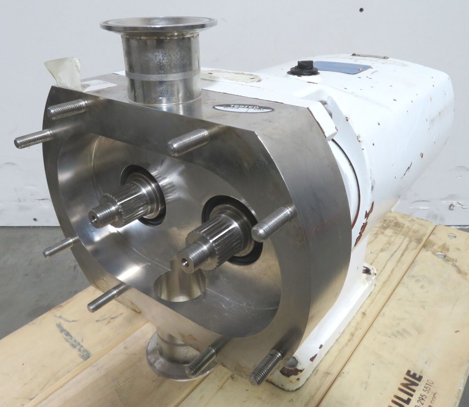 G&H Products 622 Rotary Lobe Pump Head (1-7/8"ID, 3"OD Sanitary Flanges) - Gilroy - Image 5 of 9