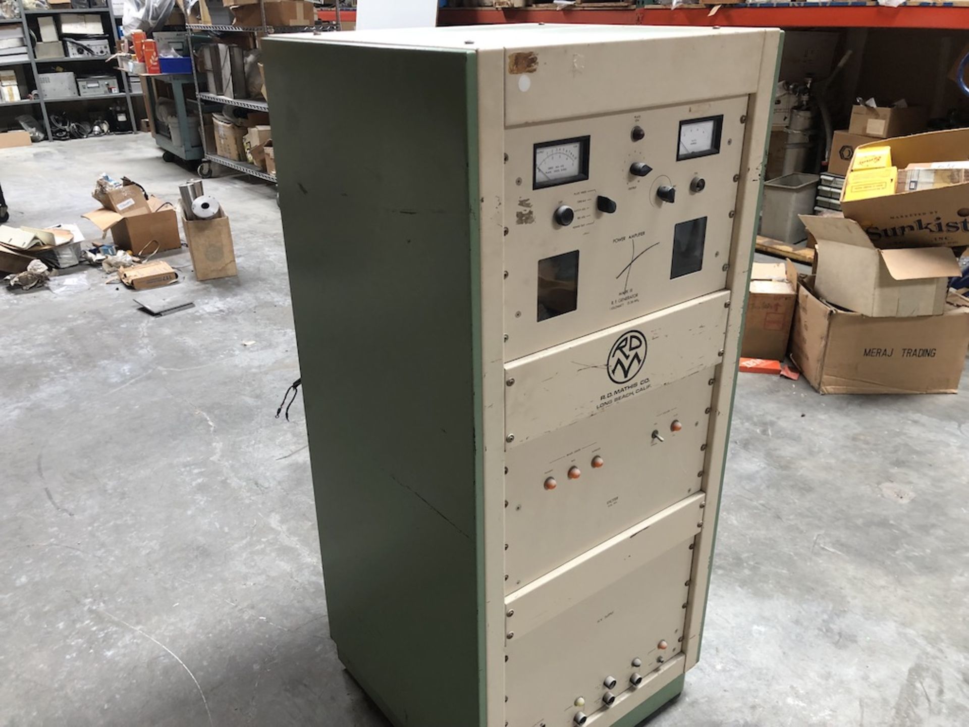 1 PIECE UNIT: R.D. MATHIS CO. RF GENERATOR MODEL: MARK III, POWER AMPLIFIER, EXCITER - Image 8 of 16