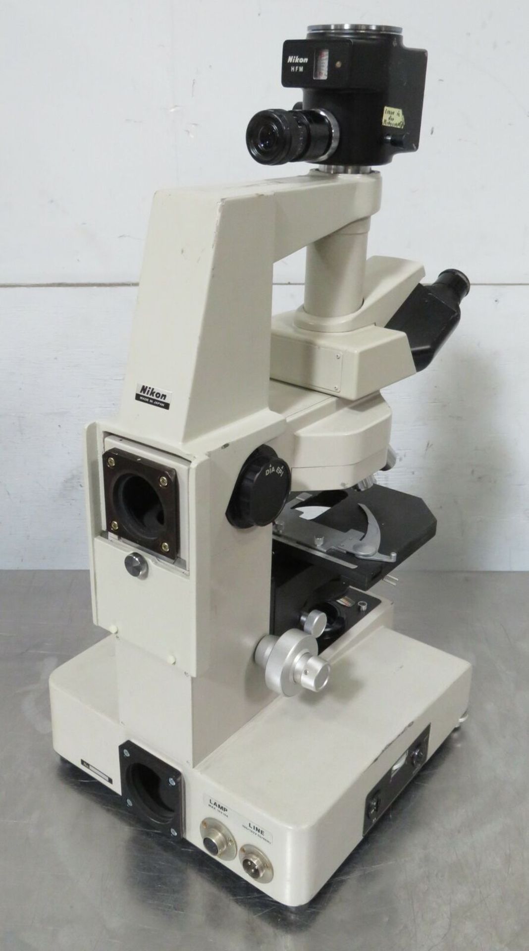 Nikon Fluophot Trinocular Microscope w/ 4X/10X/20X/40X, 0.90 Condenser - Gilroy - Image 8 of 9