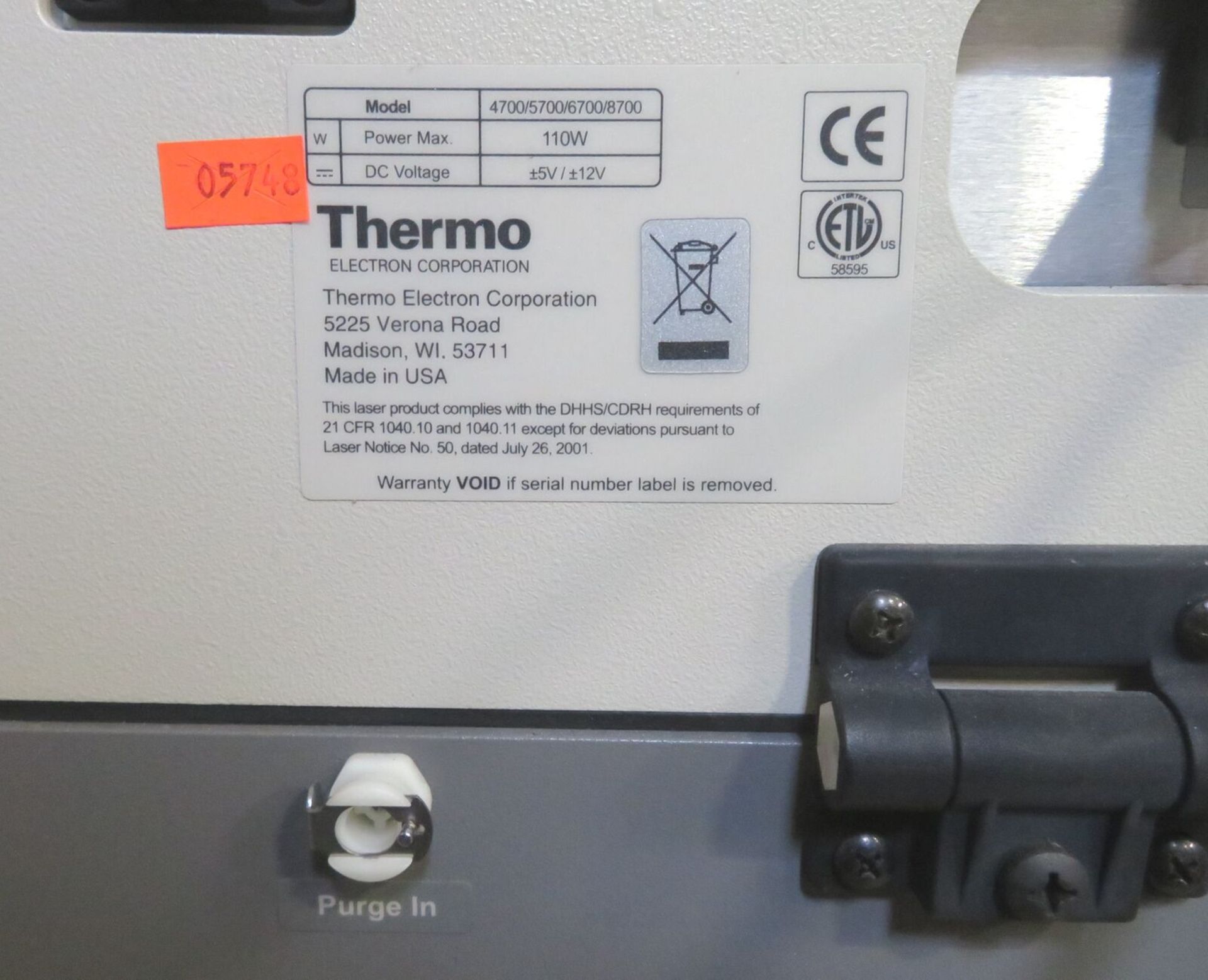 Thermo Electron Nicolet 6700 FT-IR Spectrometer + Continuµm Microscope - Gilroy - Image 13 of 17