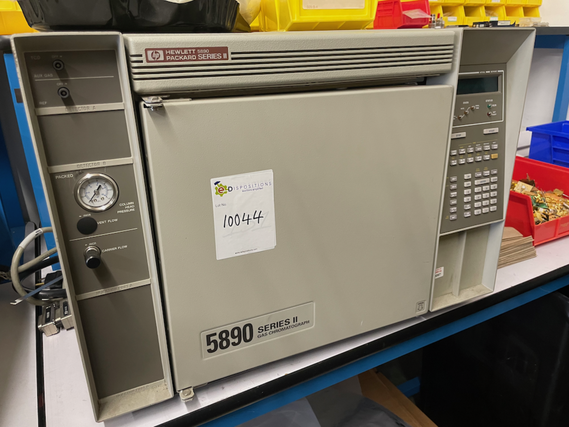 HEWLETT PACKARD 5890 SEREIS II GAS CHROMATOGRAPH - LOCATED AT 1218 ALDERWOOD AVE. SUNNYVALE, CA - Image 3 of 3