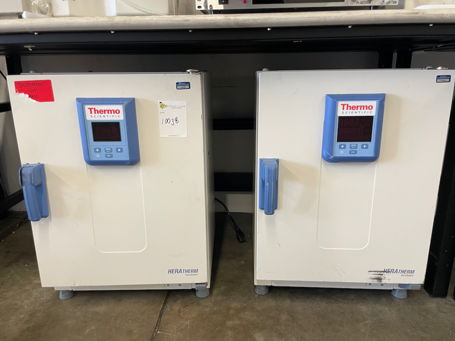 LOT OF QTY-2 THERMO SCIENTIFIC HERATHERM INCUBATOR - LOCATED AT 1218 ALDERWOOD AVE. SUNNYVALE, CA