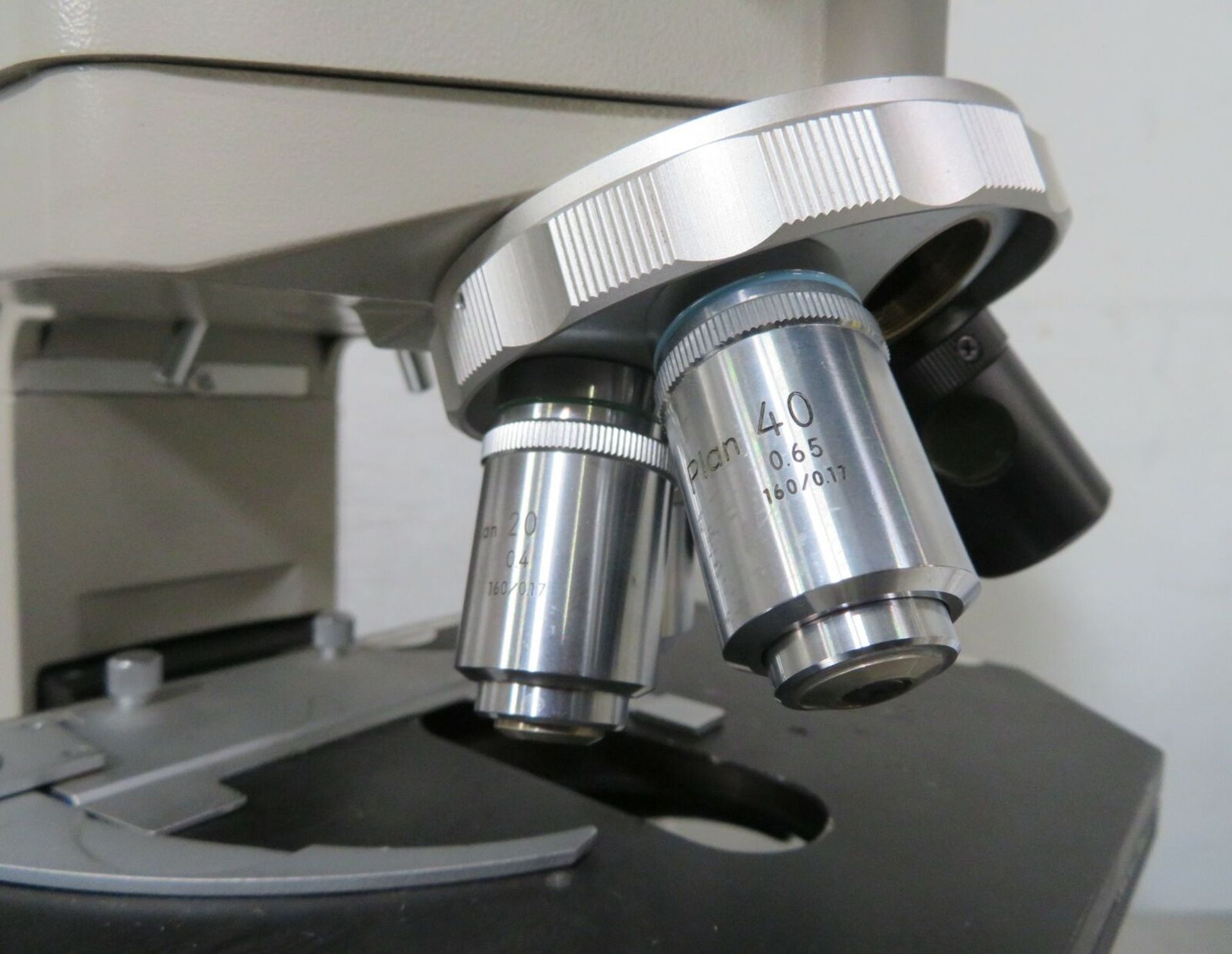 Nikon Fluophot Trinocular Microscope w/ 4X/10X/20X/40X, 0.90 Condenser - Gilroy - Image 4 of 9