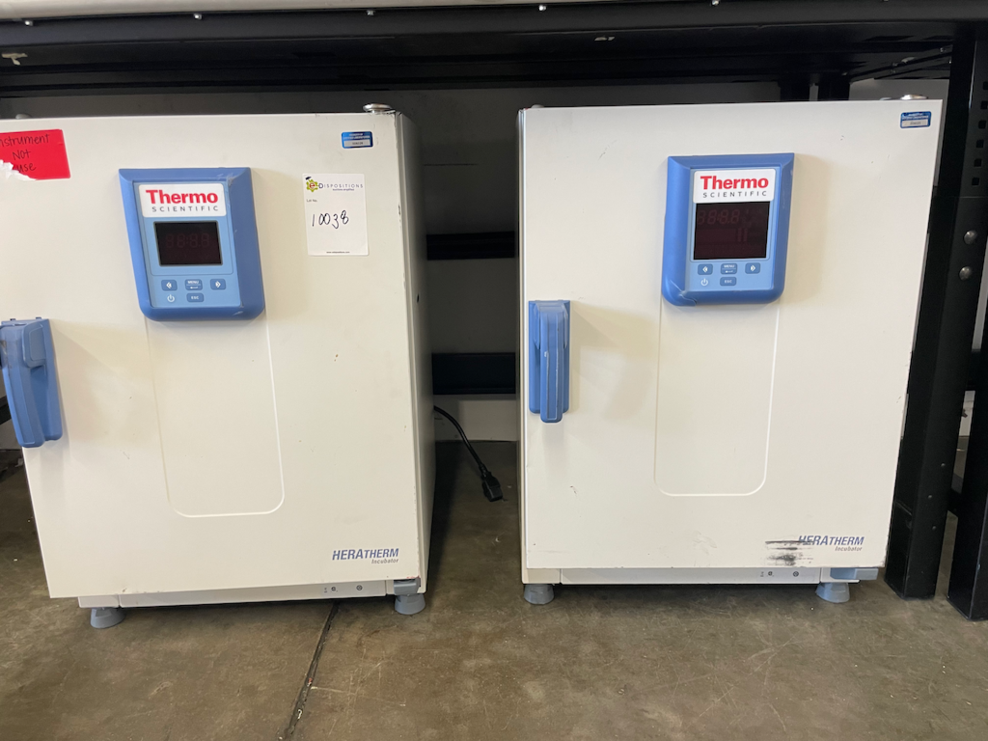 LOT OF QTY-2 THERMO SCIENTIFIC HERATHERM INCUBATOR - LOCATED AT 1218 ALDERWOOD AVE. SUNNYVALE, CA - Image 2 of 6