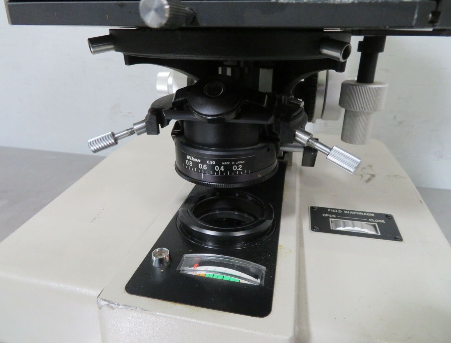 Nikon Fluophot Trinocular Microscope w/ 4X/10X/20X/40X, 0.90 Condenser - Gilroy - Image 5 of 9