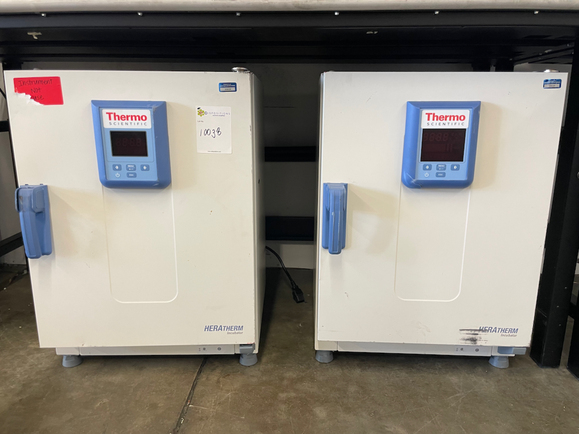 LOT OF QTY-2 THERMO SCIENTIFIC HERATHERM INCUBATOR - LOCATED AT 1218 ALDERWOOD AVE. SUNNYVALE, CA - Image 3 of 6