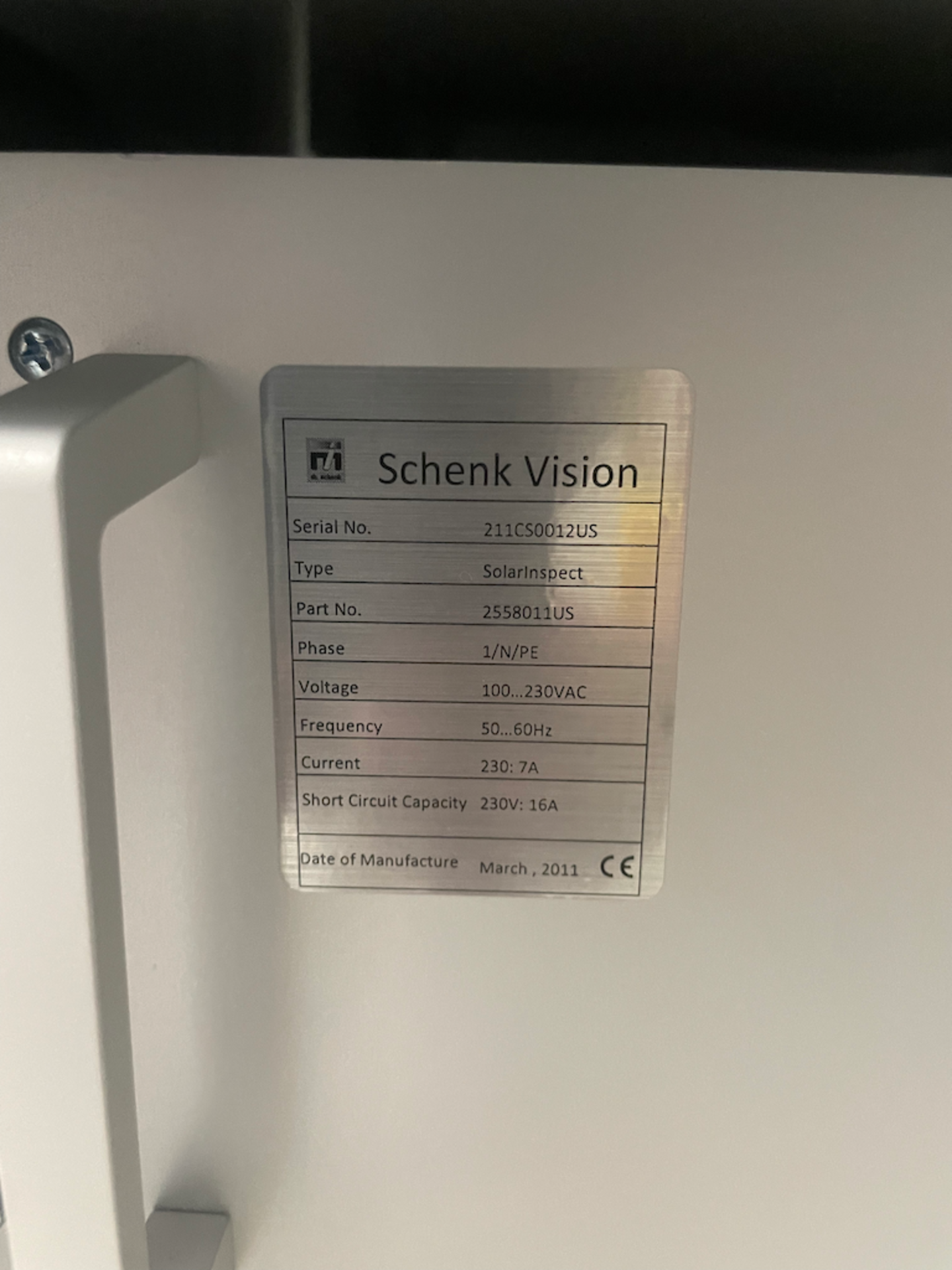 Dr. Schenk Solarinspect Glass Defect Analysis & Inspection System - Image 11 of 15