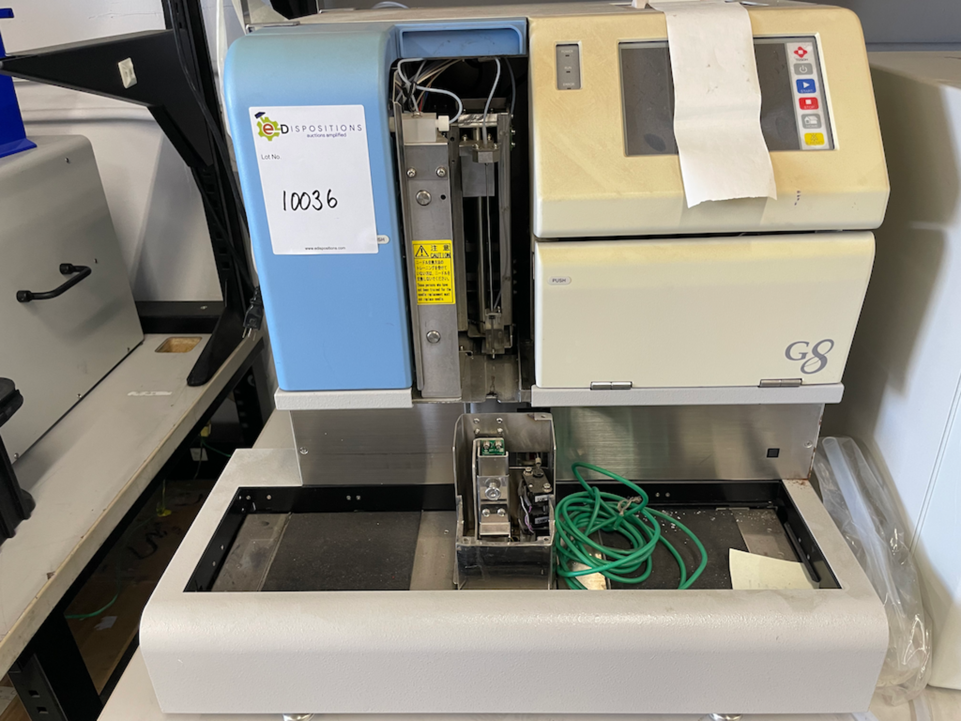 TOSOH G8 HPLC ANALYZER - LOCATED AT 1218 ALDERWOOD AVE. SUNNYVALE, CA 94089