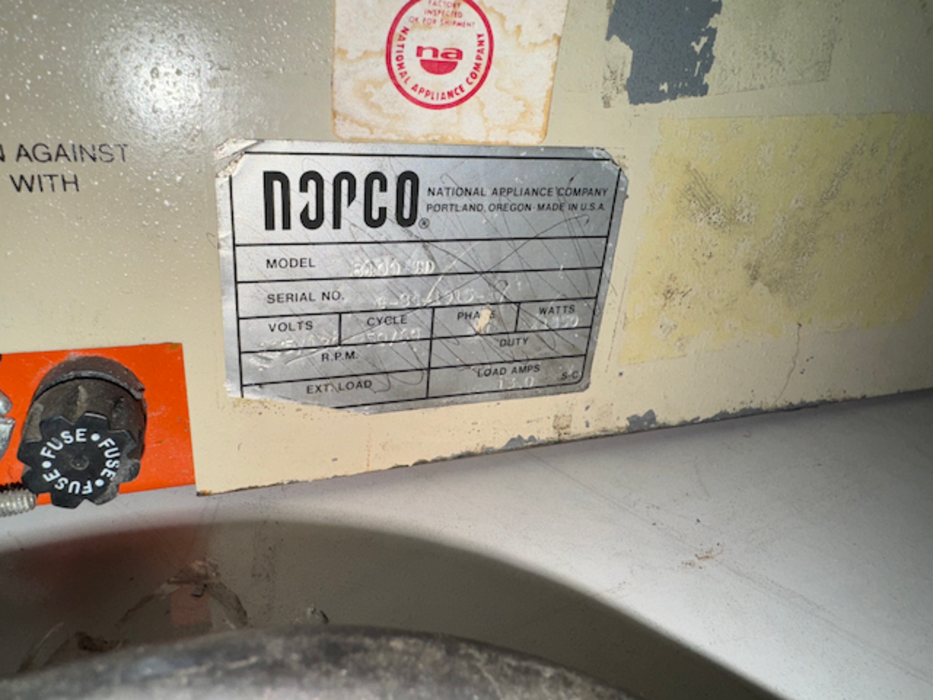 NAPCO MODEL-8100-TD BENCHTOP AUTOCLAVE - Image 5 of 5