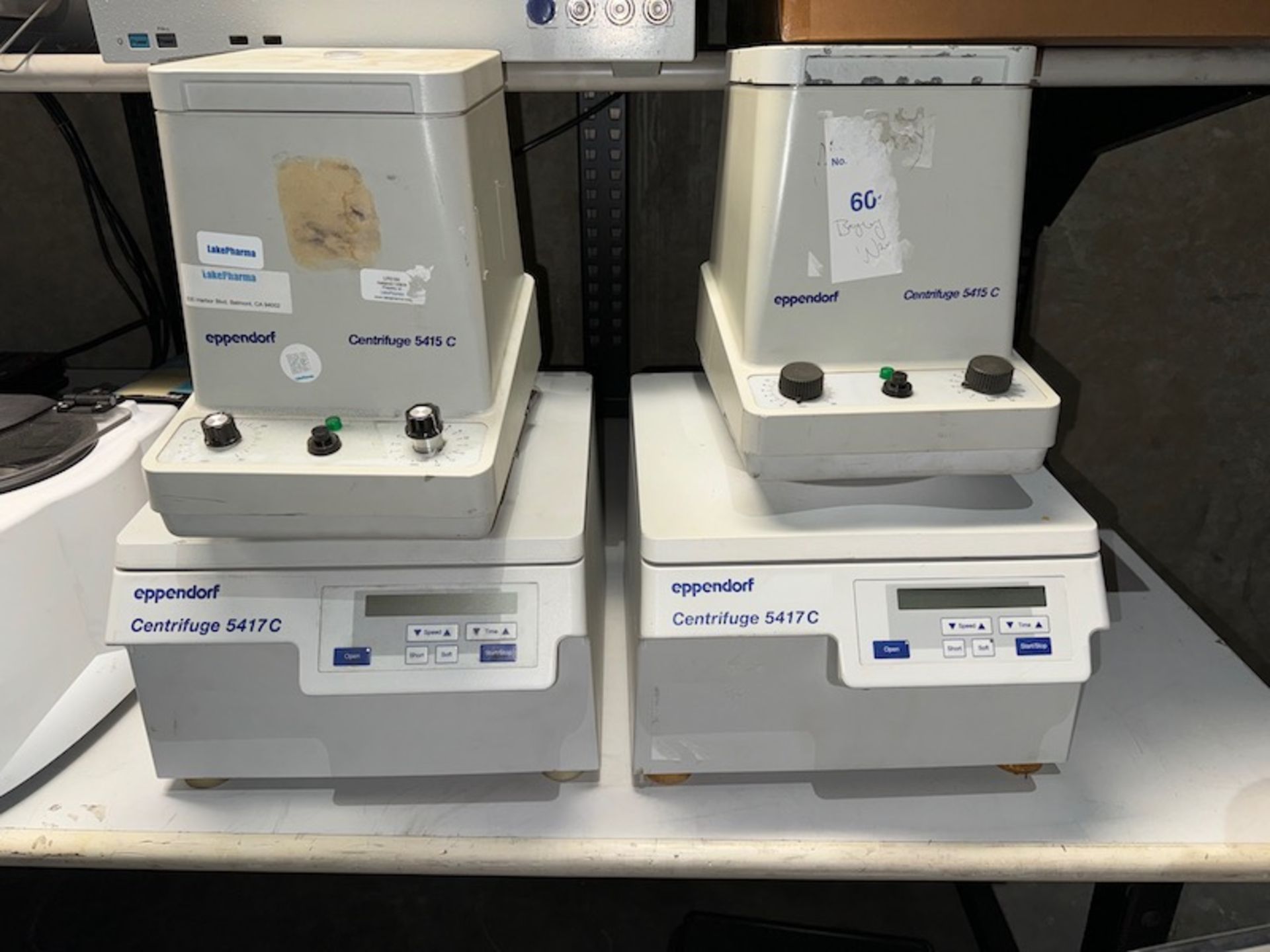 LOT: QTY-4 EPPENDORF CENTRIFUGES CONSISTING OF QTY-2 EPPENDORF 5417 C & QTY-1 5415 C - Image 4 of 10