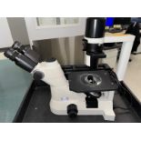 NIKON ECLIPSE INVERTED MICROSCOPE W / EYEPIECES & OBJECTIVE LENS