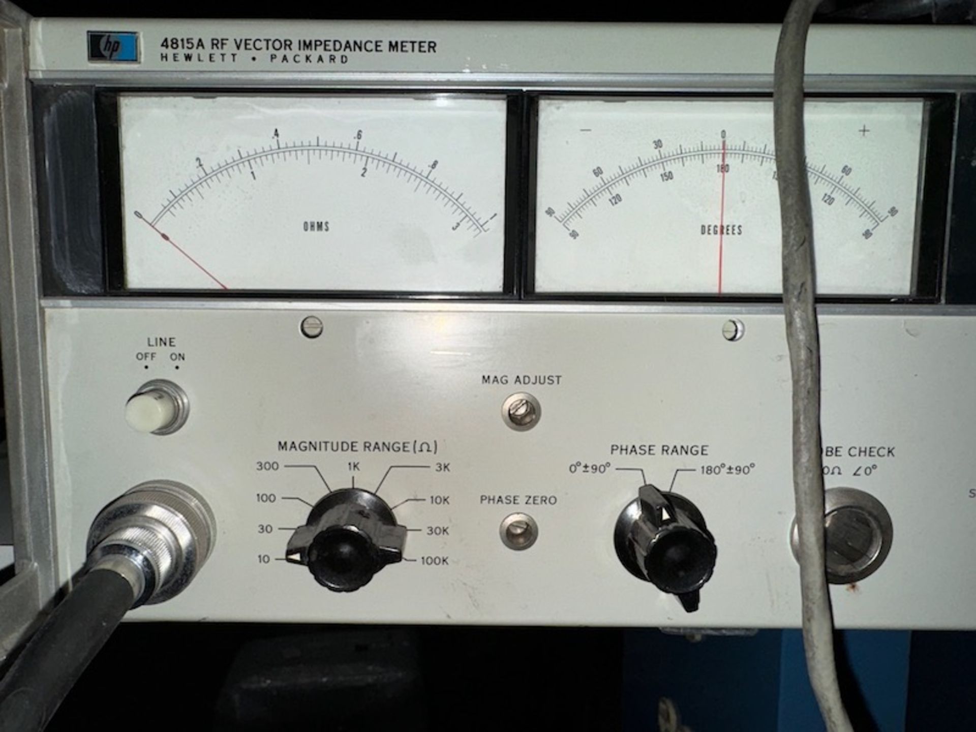 AGILENT 4815 RF VECTOR IMPEDENCE METER - Image 4 of 11