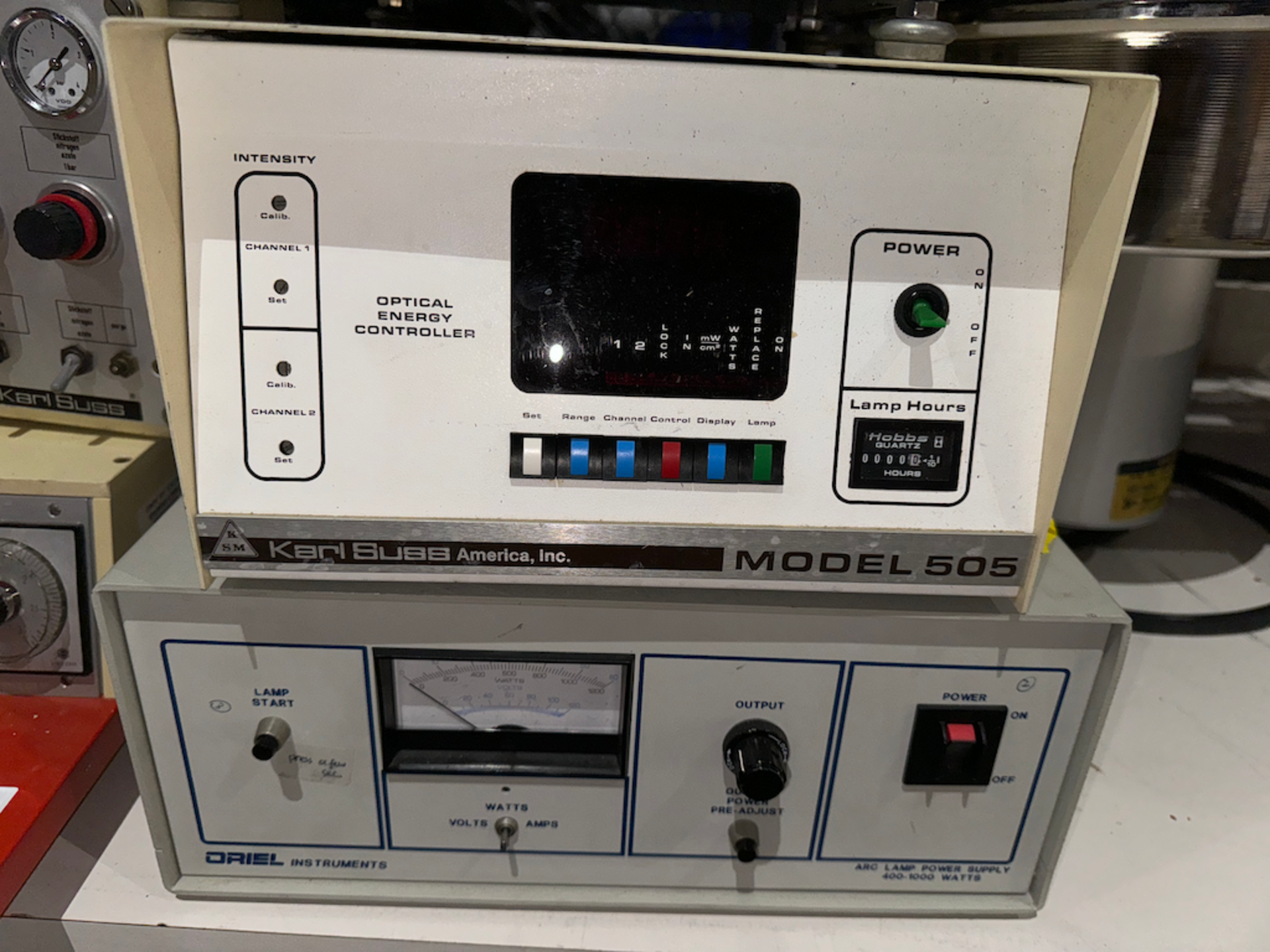 KARL SUSS MJB 3 UV 300/400 W KARL SUSS MODEL 505 OPTICAL ENERGY CONTROL - Image 9 of 11