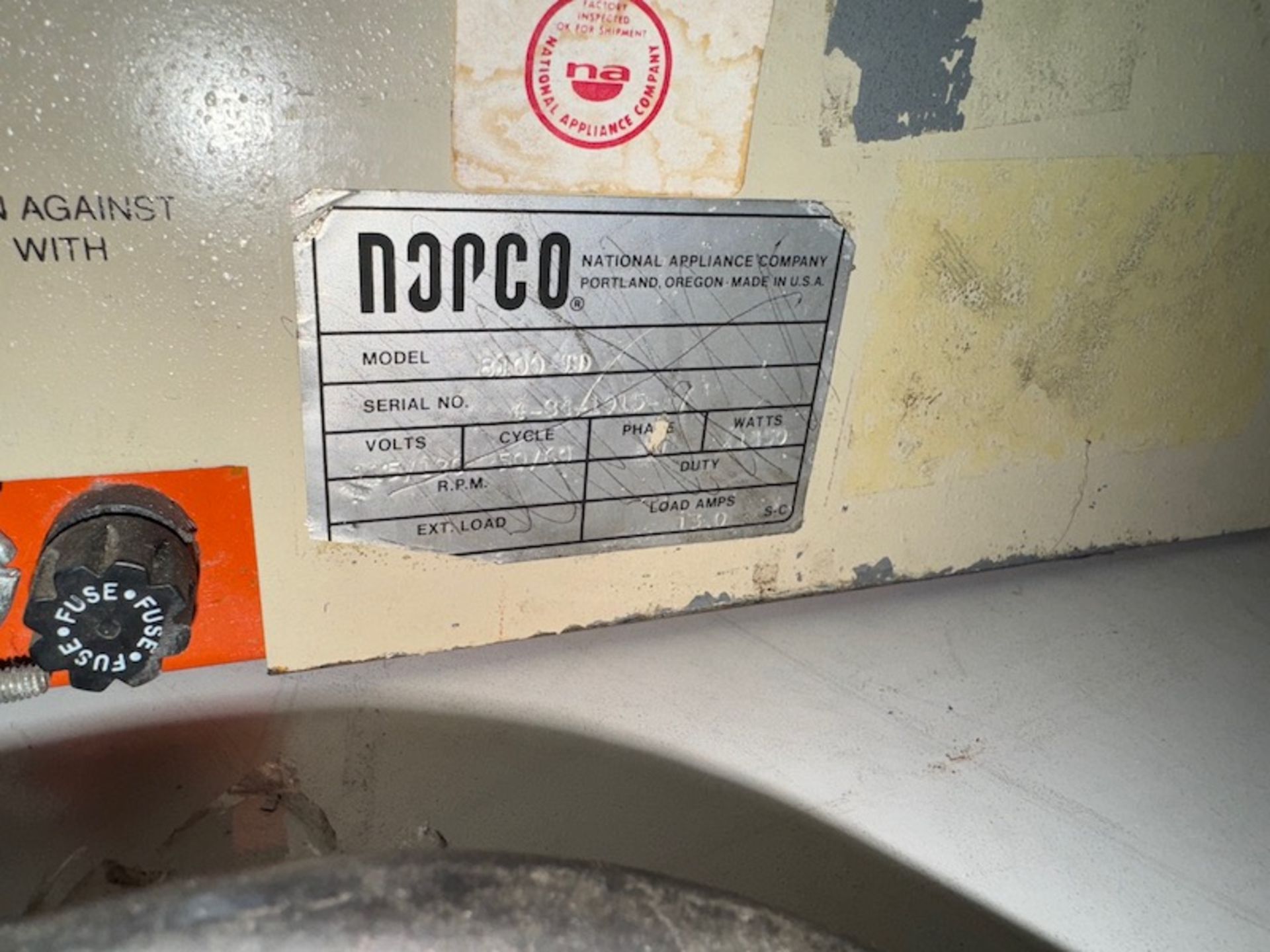 NAPCO MODEL-8100-TD AUTOCLAVE - Image 15 of 15