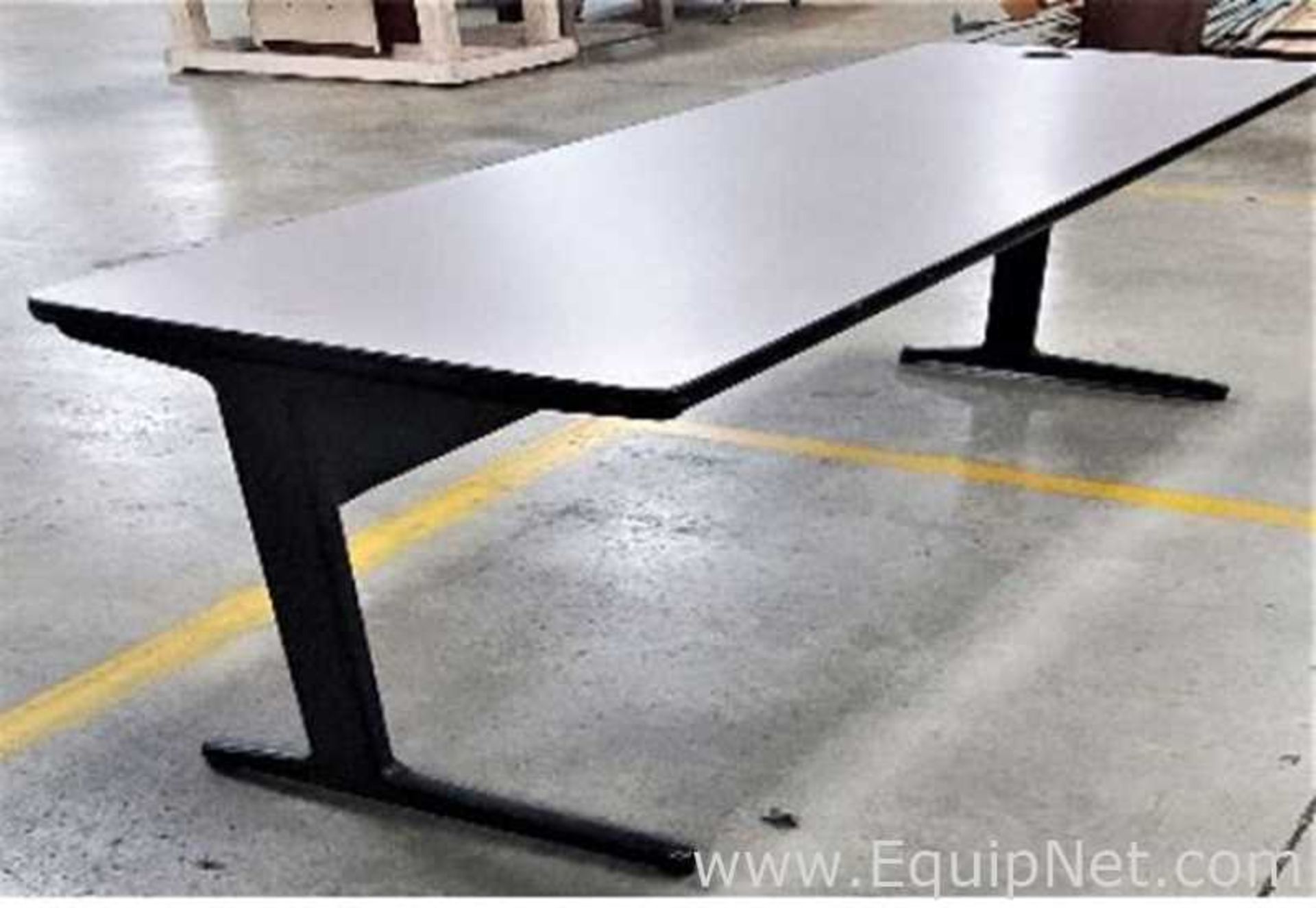 Lot of 2 Workstation Tables - Image 2 of 2