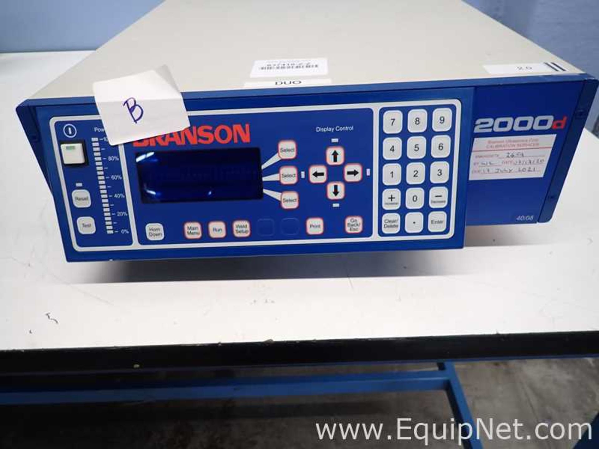 Branson Ultrasonic Corporation 2000aed 2.5 Ultrasonic Welder w/ 2000d Power Supply - Image 5 of 19