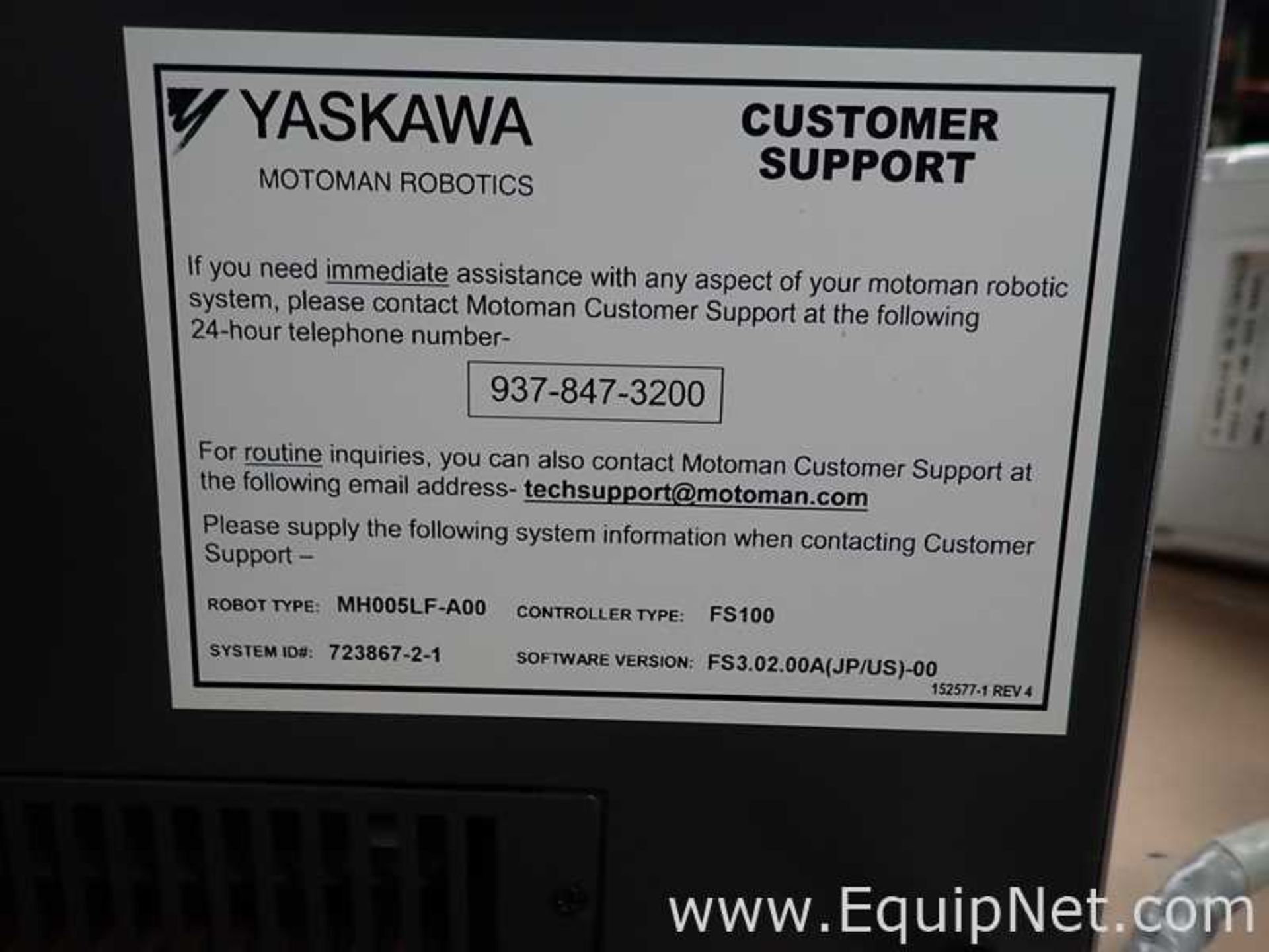 Yaskawa MH5LF Robot with FS100 Controller - Image 10 of 14