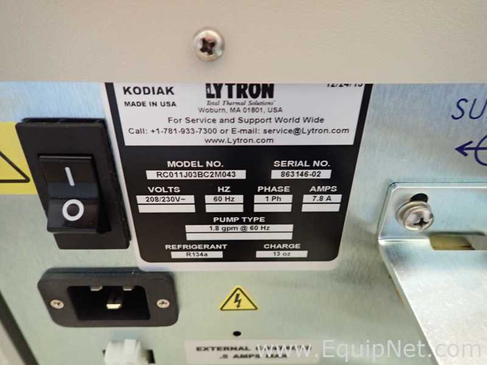 Branson Ultrasonic Corporation RADIANCE 3G Welder System w/ Lytron RC011J03BC2M043 Chiller - Image 24 of 25