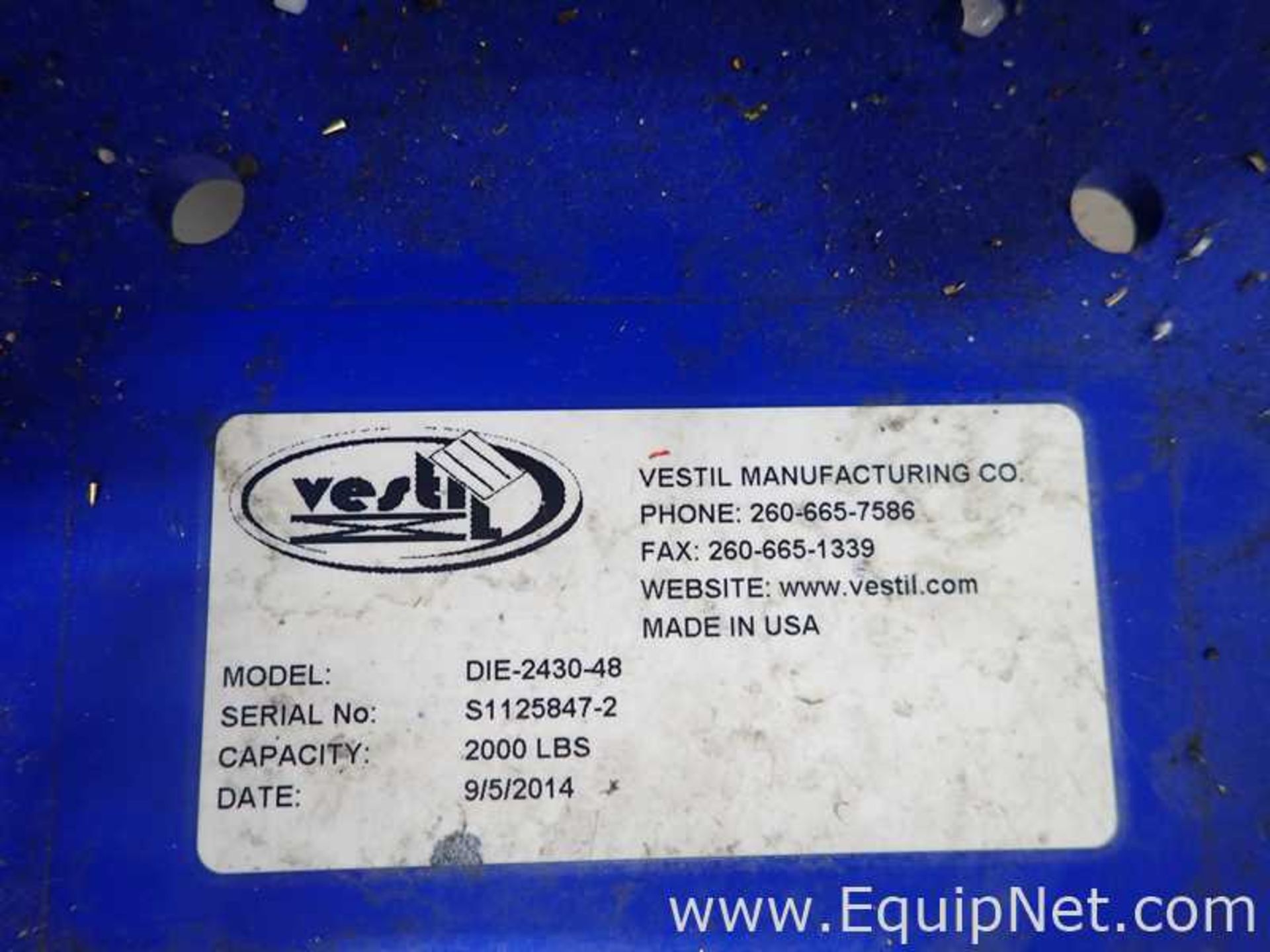 Vestil DIE-2430-48 Lift Table - Image 6 of 6