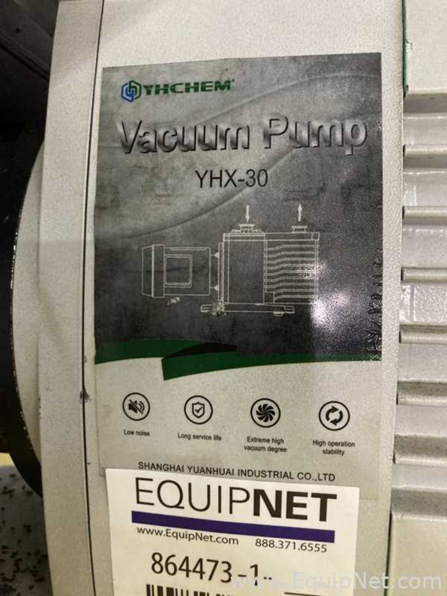 Shanghai Yuanhuai Industrial Co., LTD Yhchem YHX-30 Two Stage Vacuum Pump - Image 7 of 7