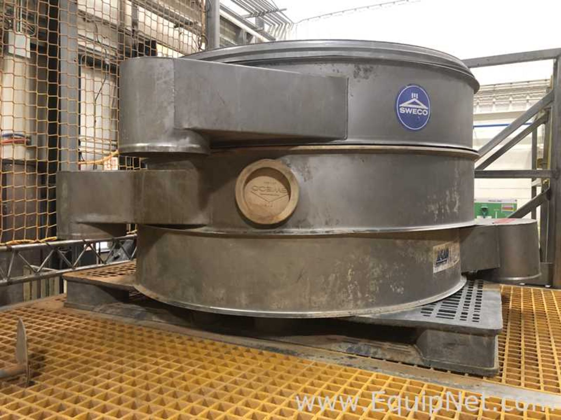 Lot Of Two 48 Inch Sweco Round Separator Sifter Screeners Model XS48S888TLWC - Image 8 of 13