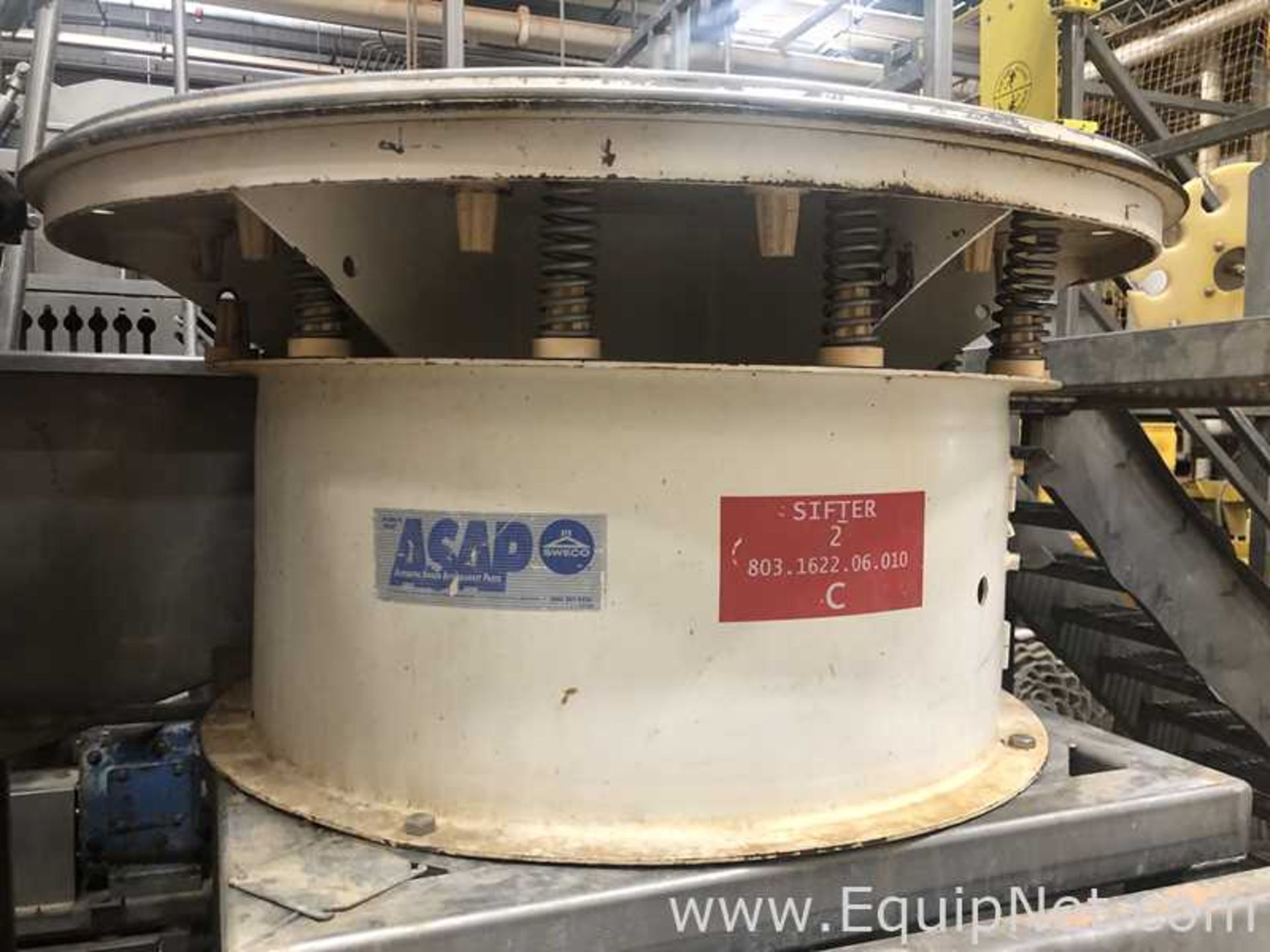 Lot Of Two 48 Inch Sweco Round Separator Sifter Screeners Model XS48S888TLWC - Image 12 of 13